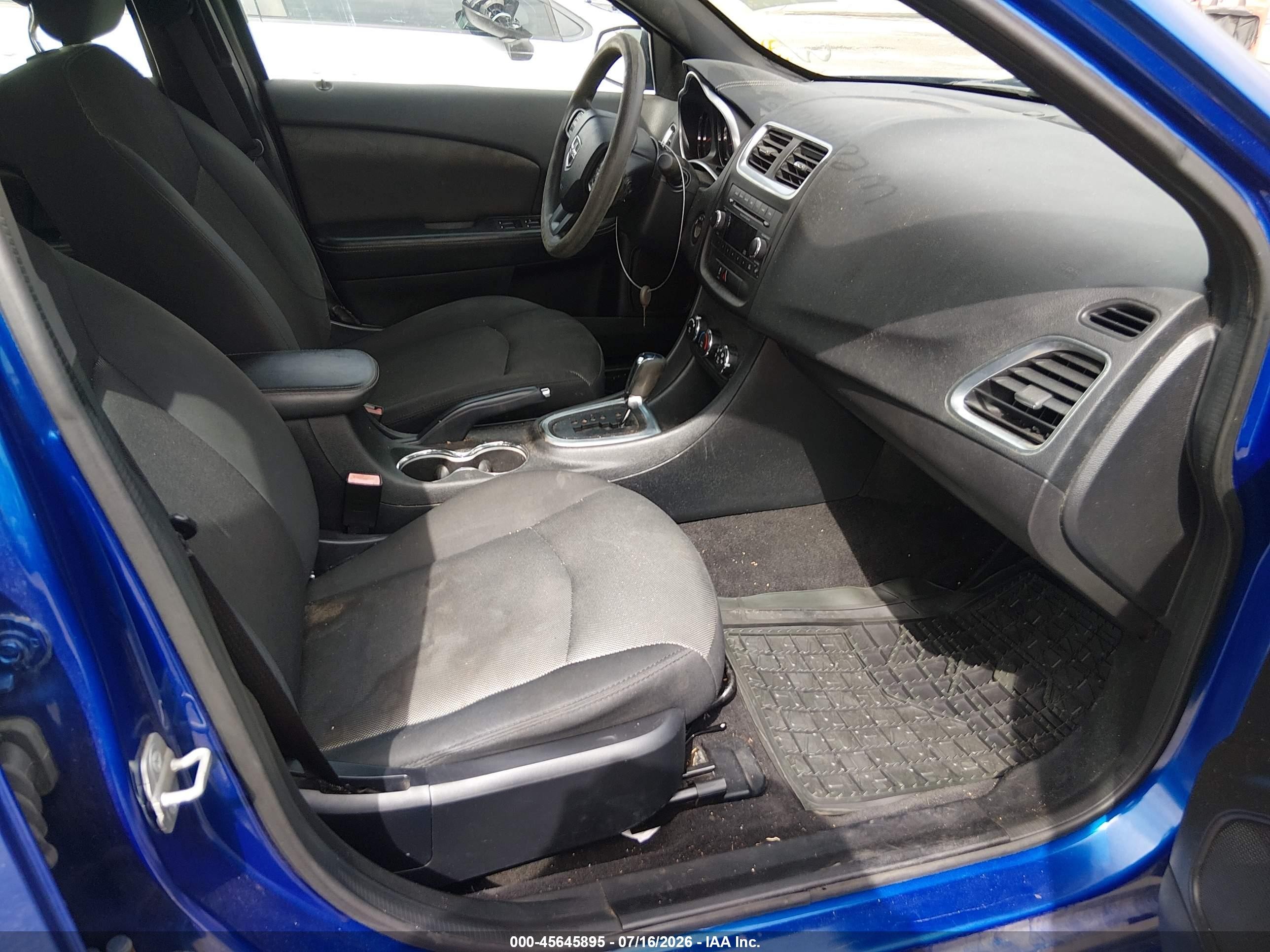 2014 Dodge Avenger Se Синий vin: 1C3CDZAG9EN218339