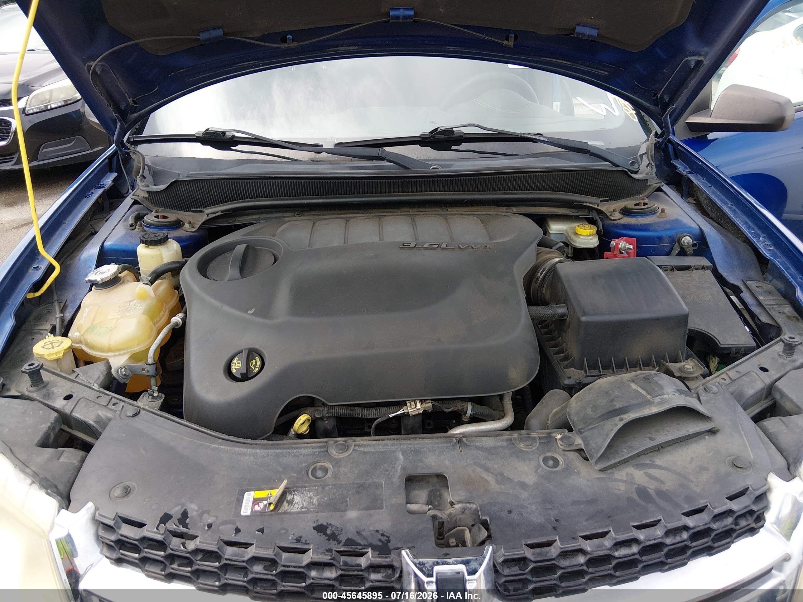 2014 Dodge Avenger Se Синий vin: 1C3CDZAG9EN218339