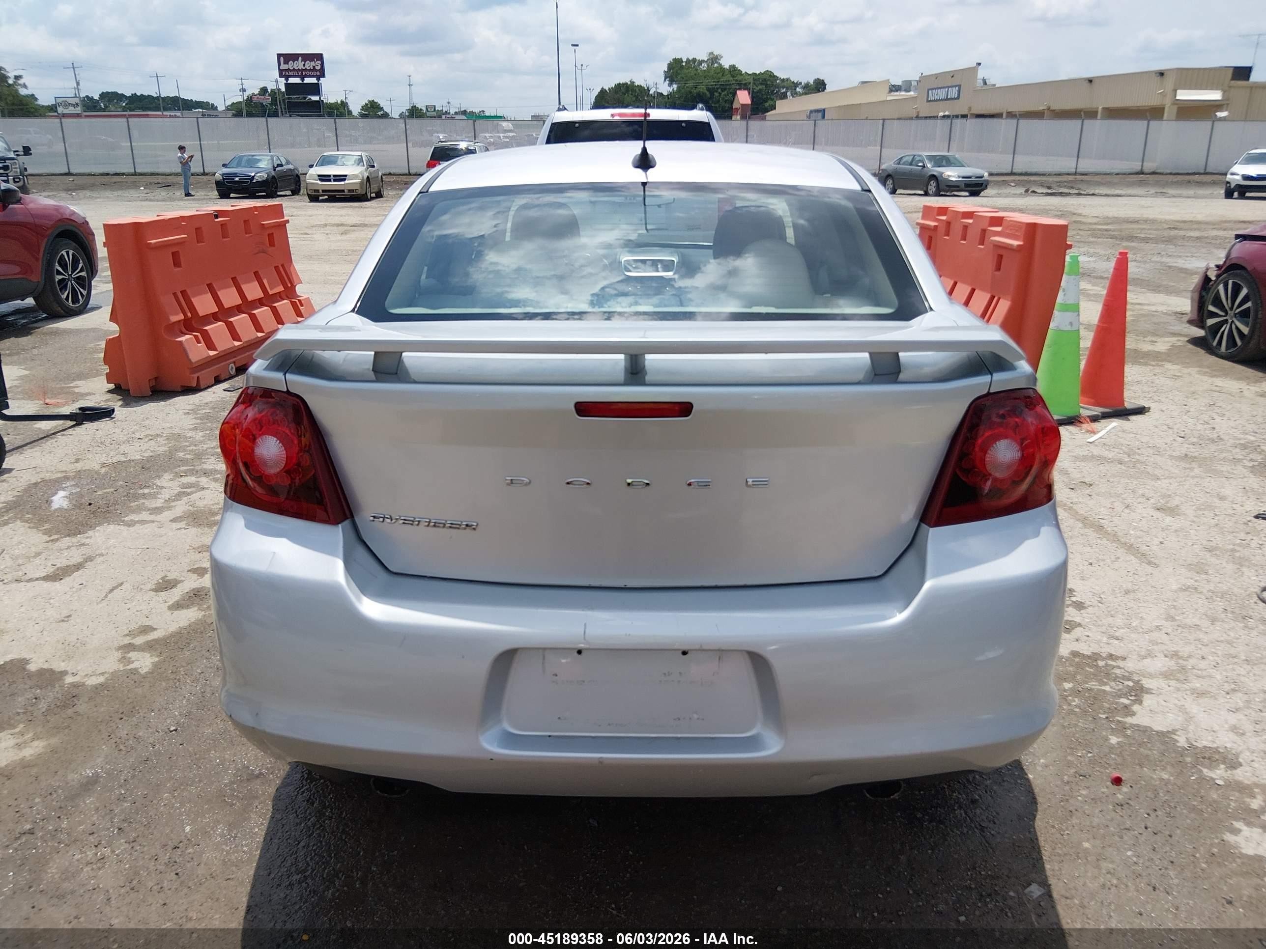 2012 Dodge Avenger Se Silver vin: 1C3CDZAGXCN315577