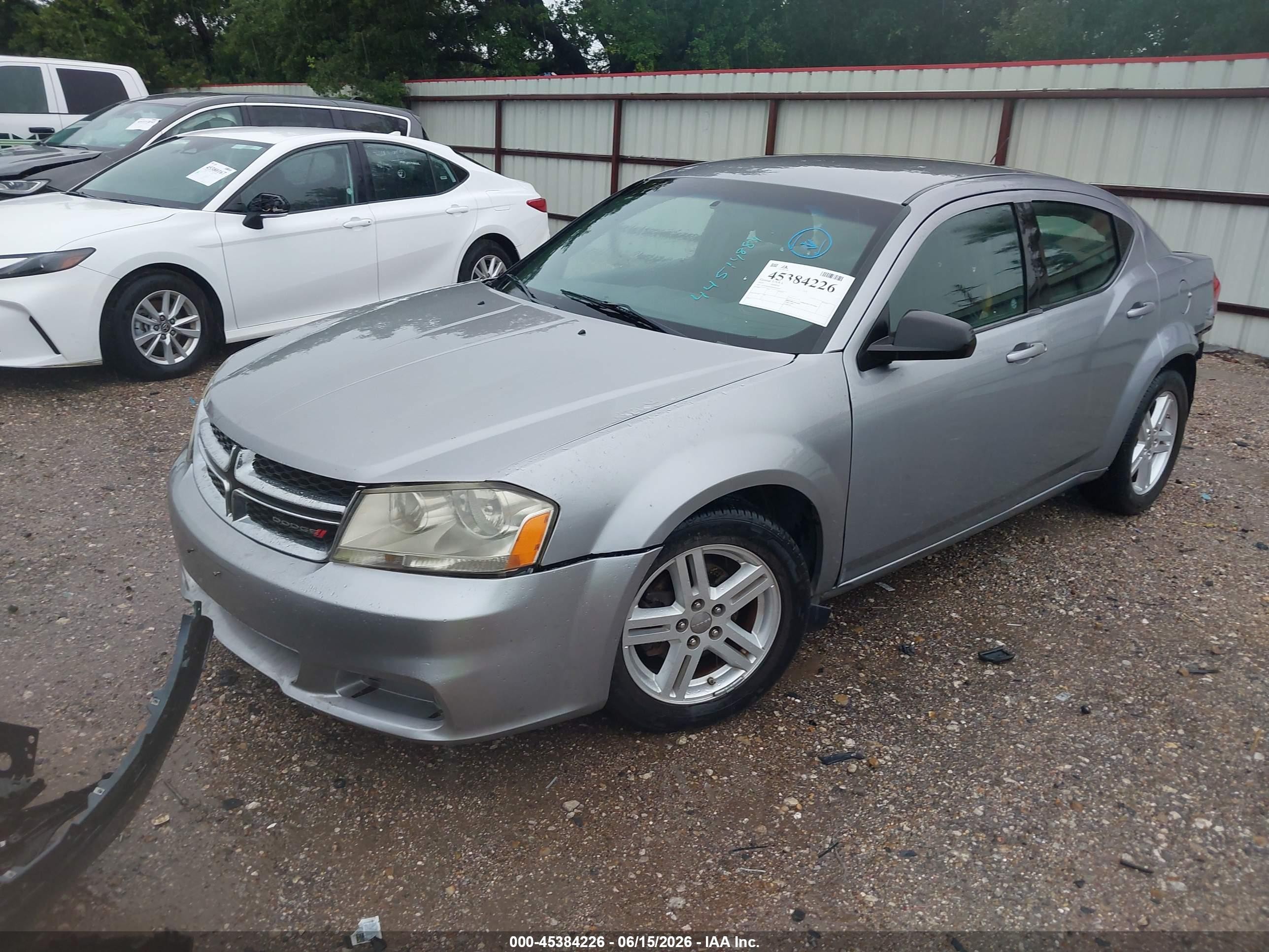 2013 Dodge Avenger Se V6 Gray vin: 1C3CDZAGXDN616433