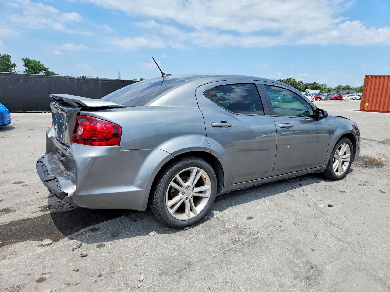 2013 Dodge Avenger Se Серый vin: 1C3CDZAGXDN619977