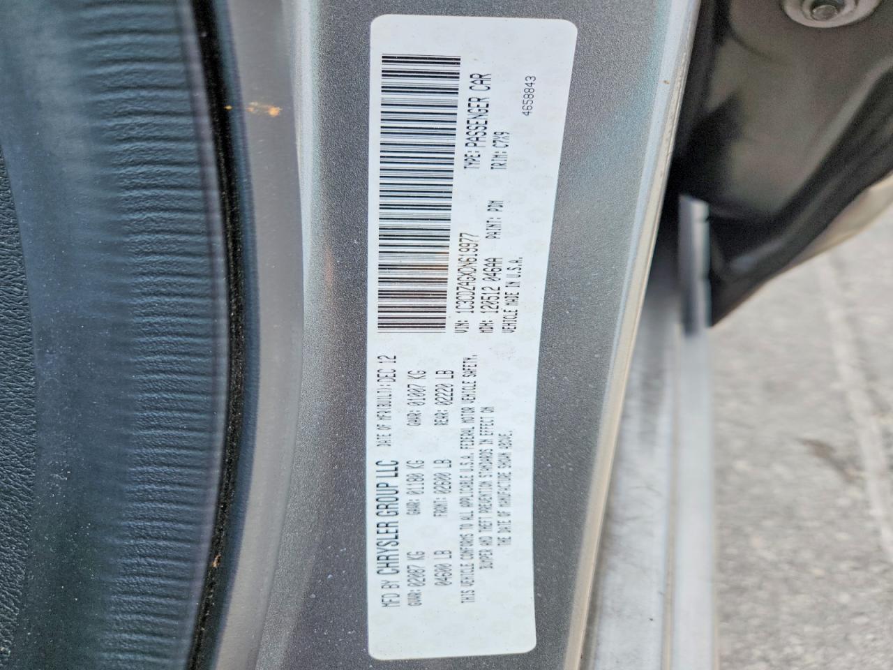 2013 Dodge Avenger Se Серый vin: 1C3CDZAGXDN619977
