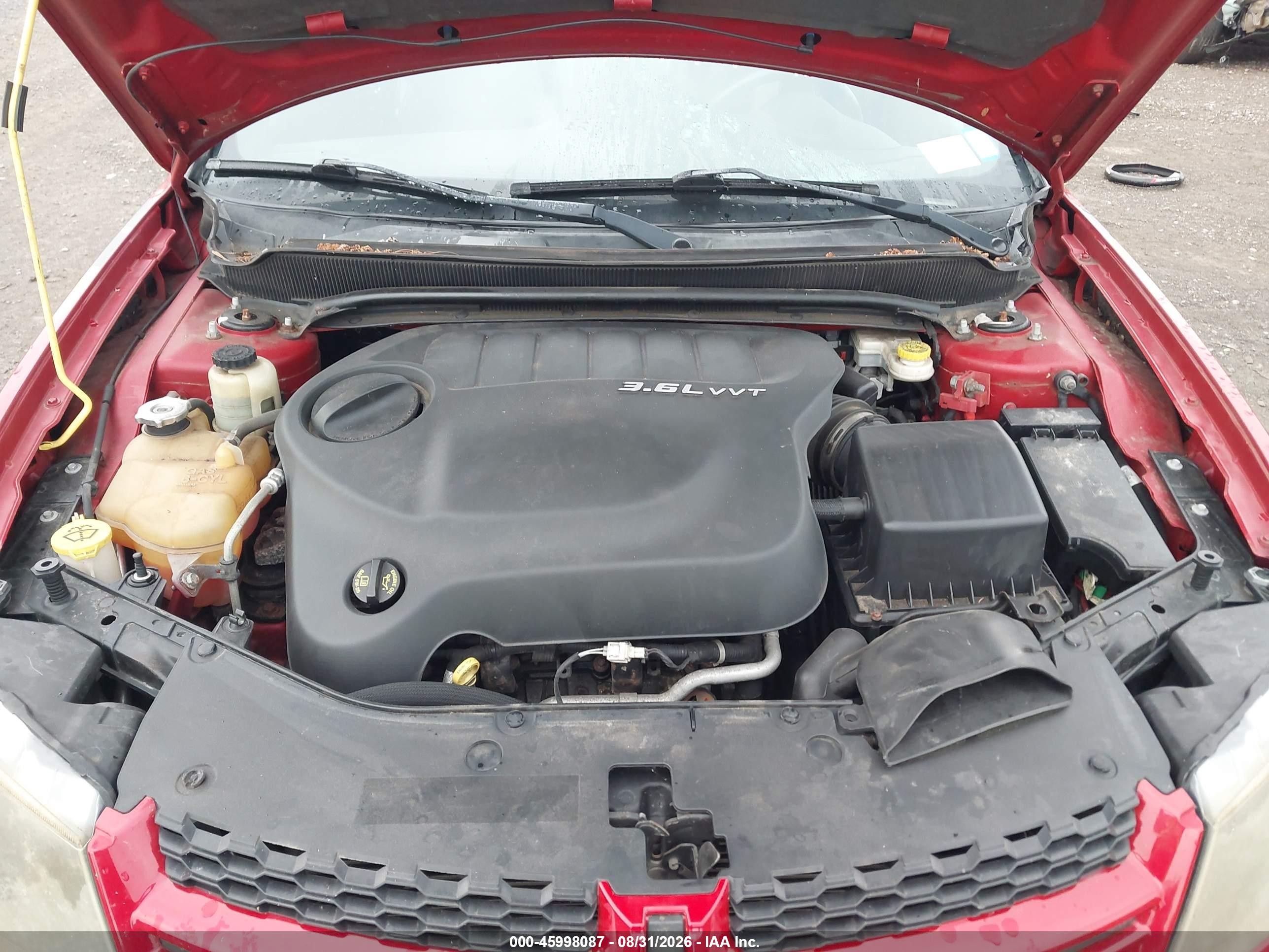 2013 Dodge Avenger R/t Красный vin: 1C3CDZBG0DN502925