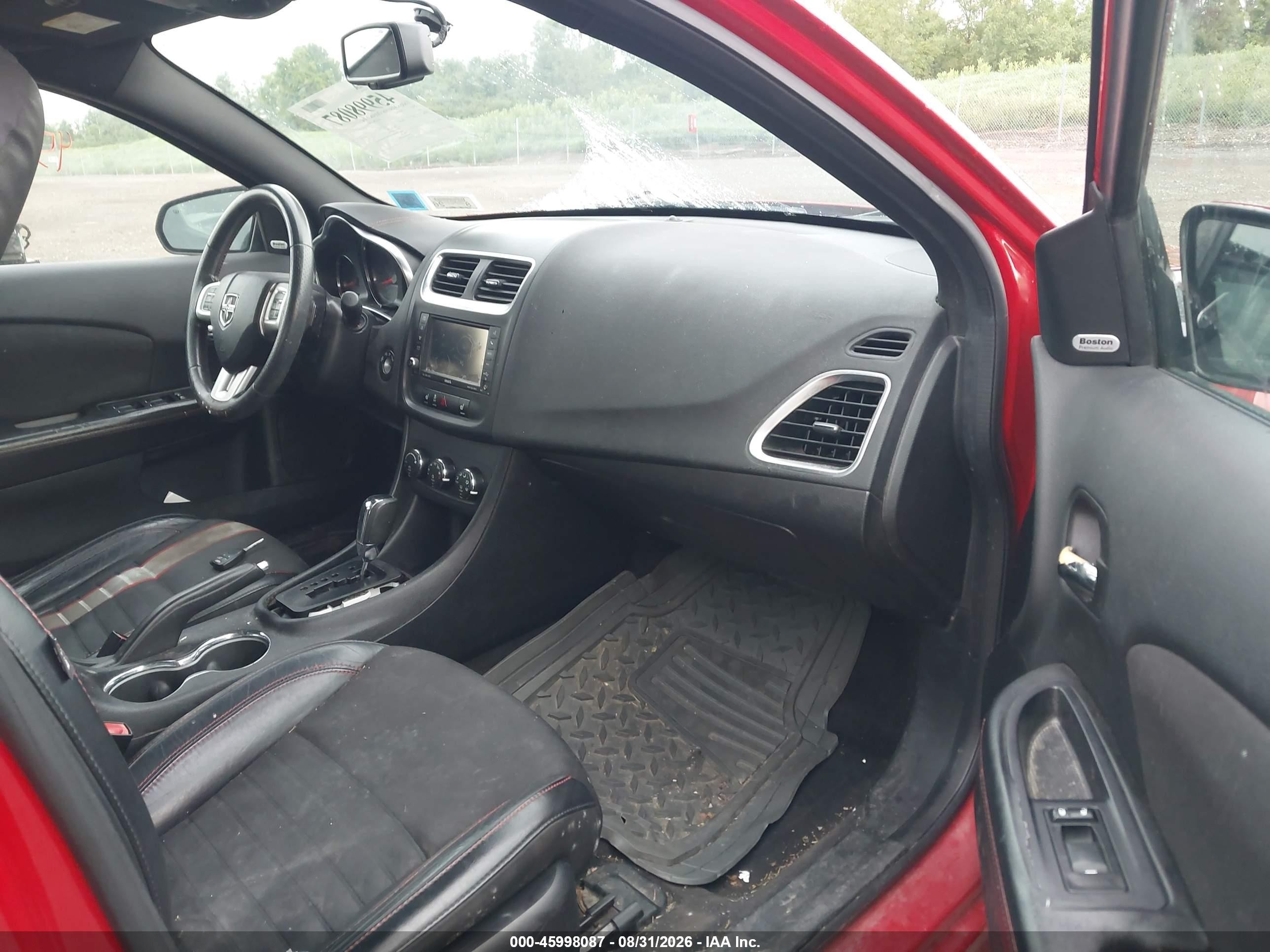 2013 Dodge Avenger R/t Красный vin: 1C3CDZBG0DN502925