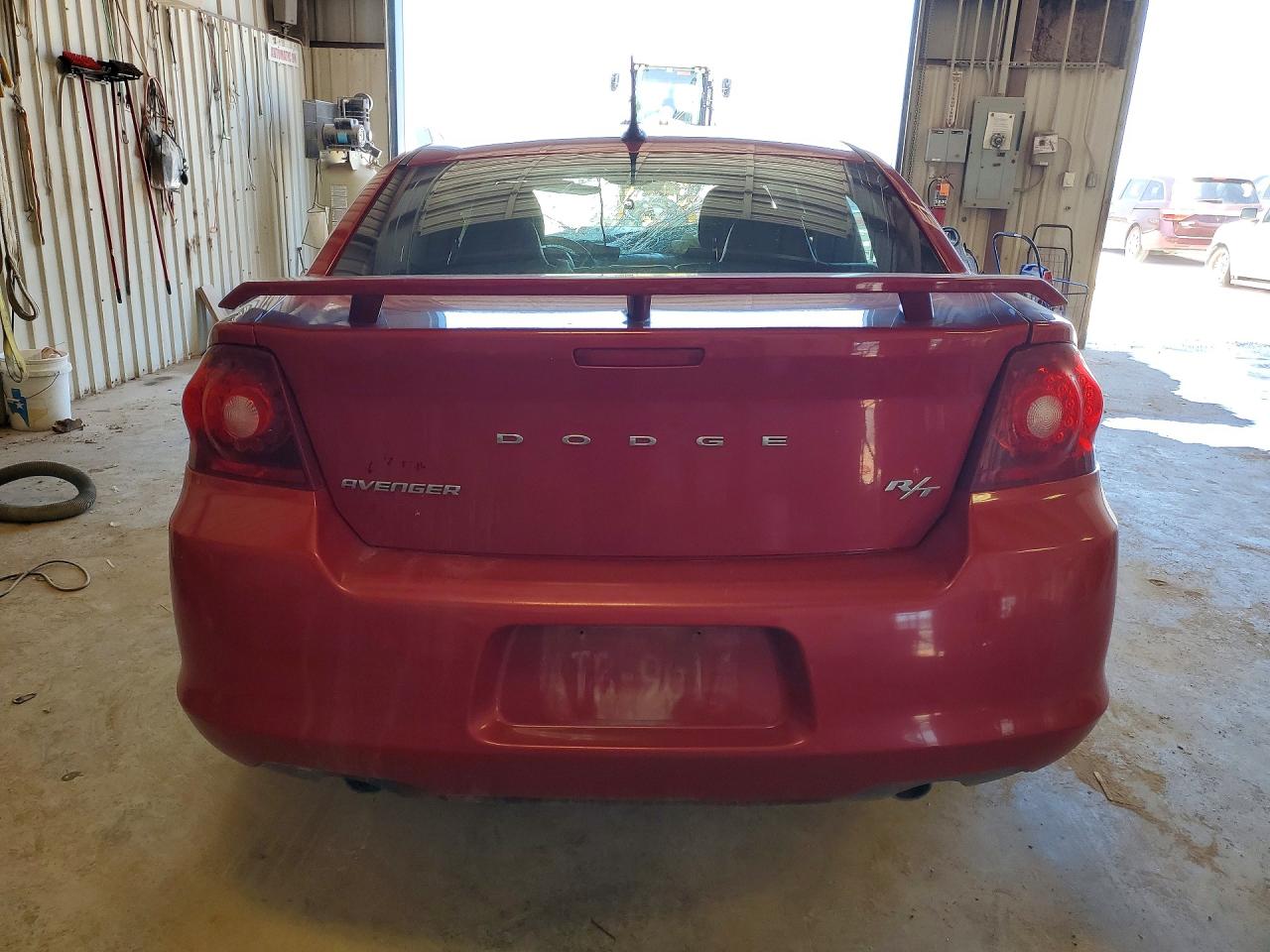2013 Dodge Avenger R Red vin: 1C3CDZBG1DN725720