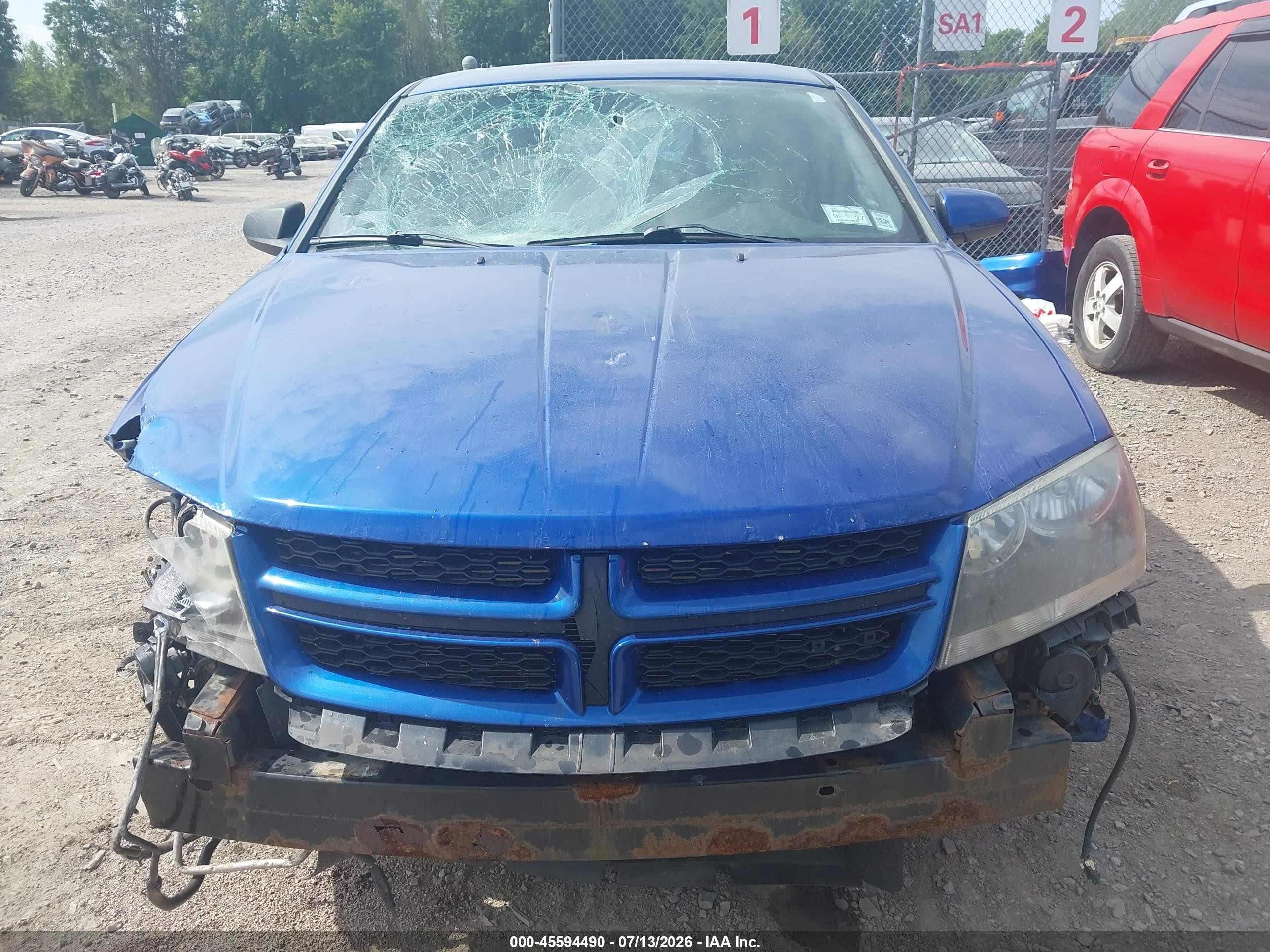 2014 Dodge Avenger R/t Синий vin: 1C3CDZBG6EN182723