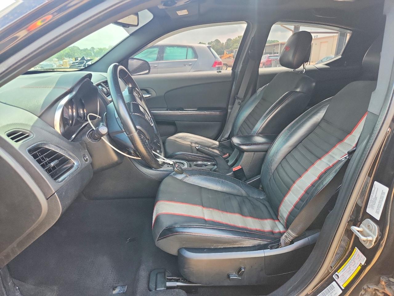 2012 Dodge Avenger R Black vin: 1C3CDZBG9CN143041