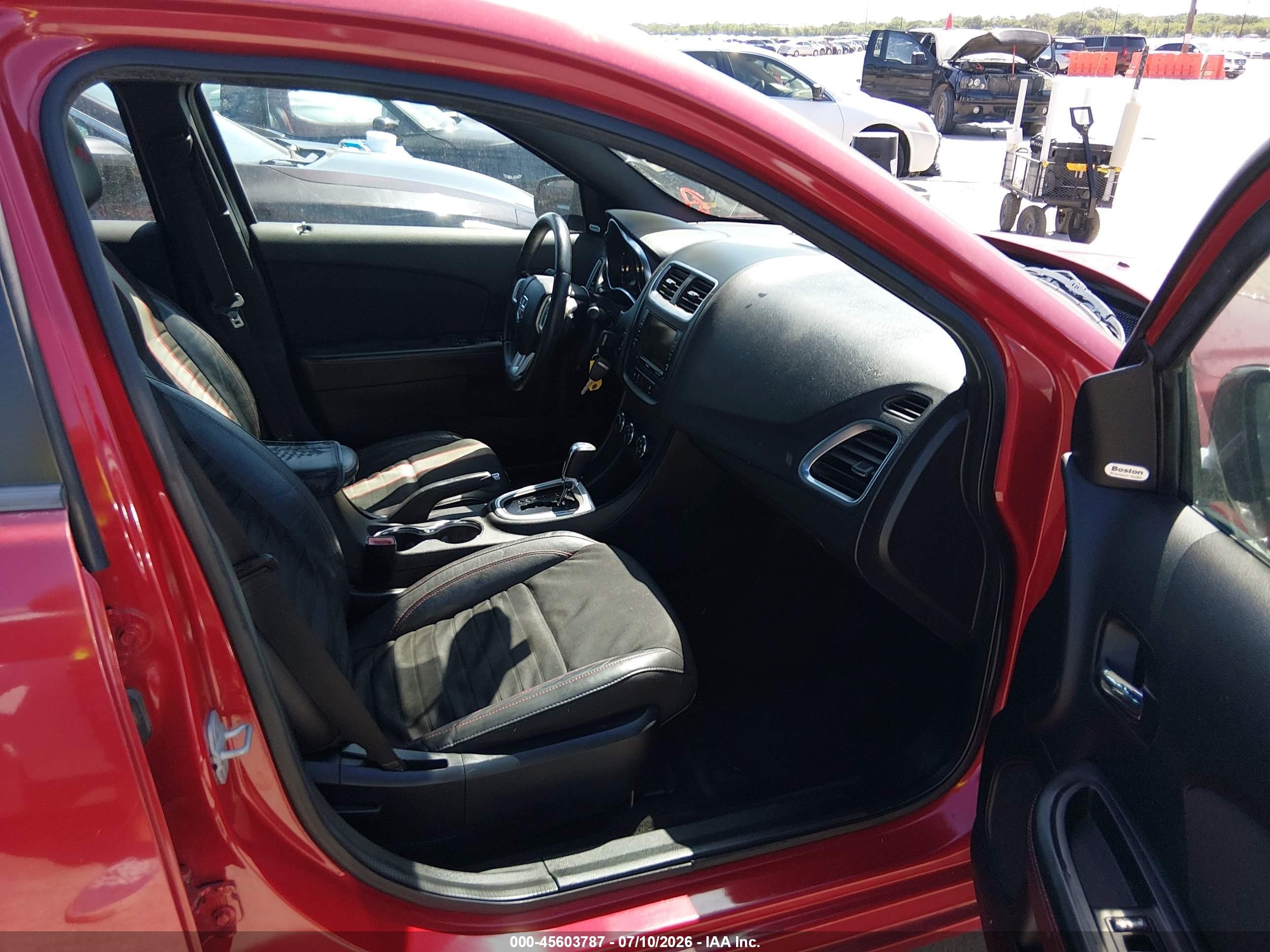 2013 Dodge Avenger R/t Red vin: 1C3CDZBG9DN562606