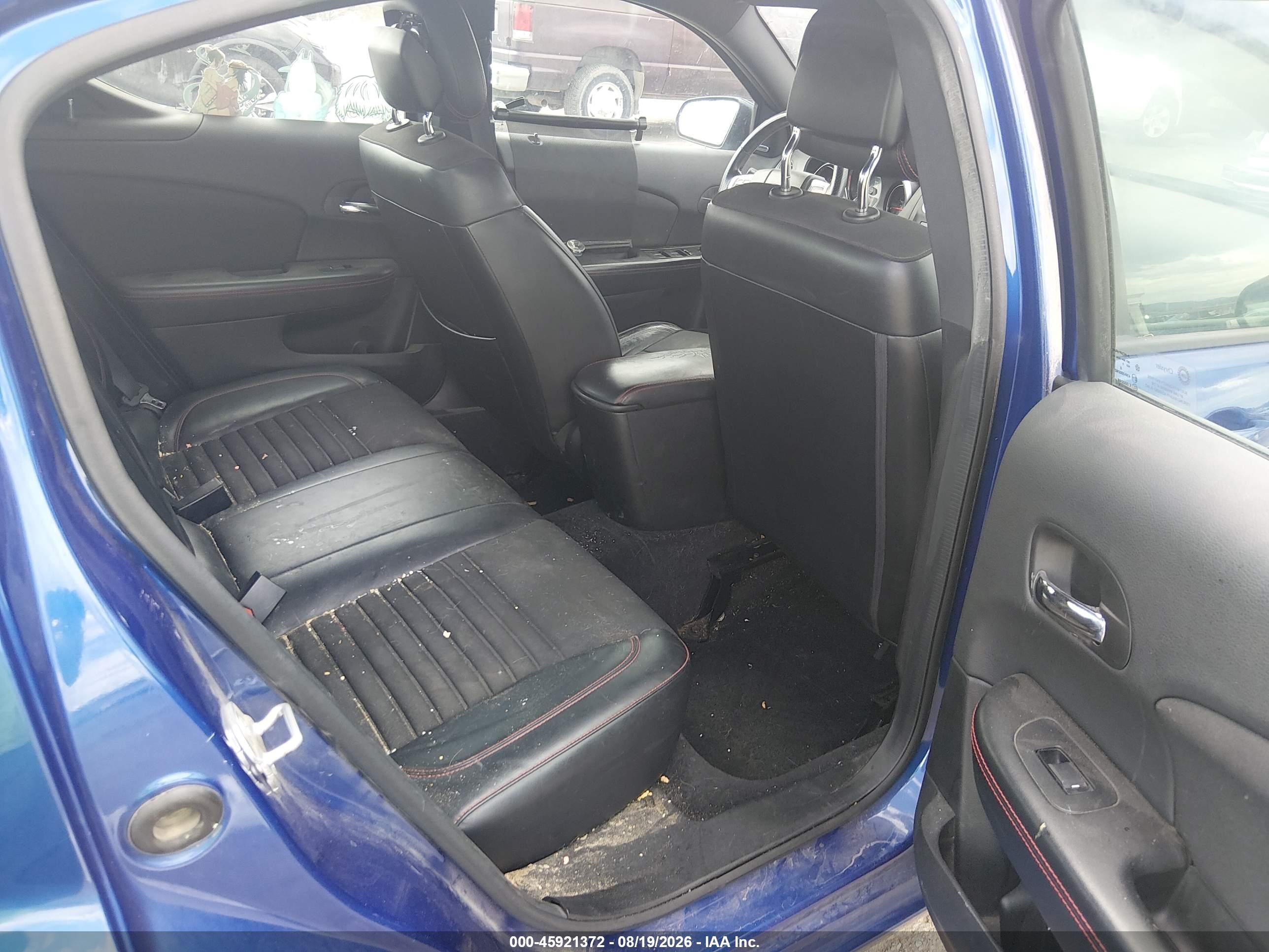 2014 Dodge Avenger R/t Blue vin: 1C3CDZBGXEN166346