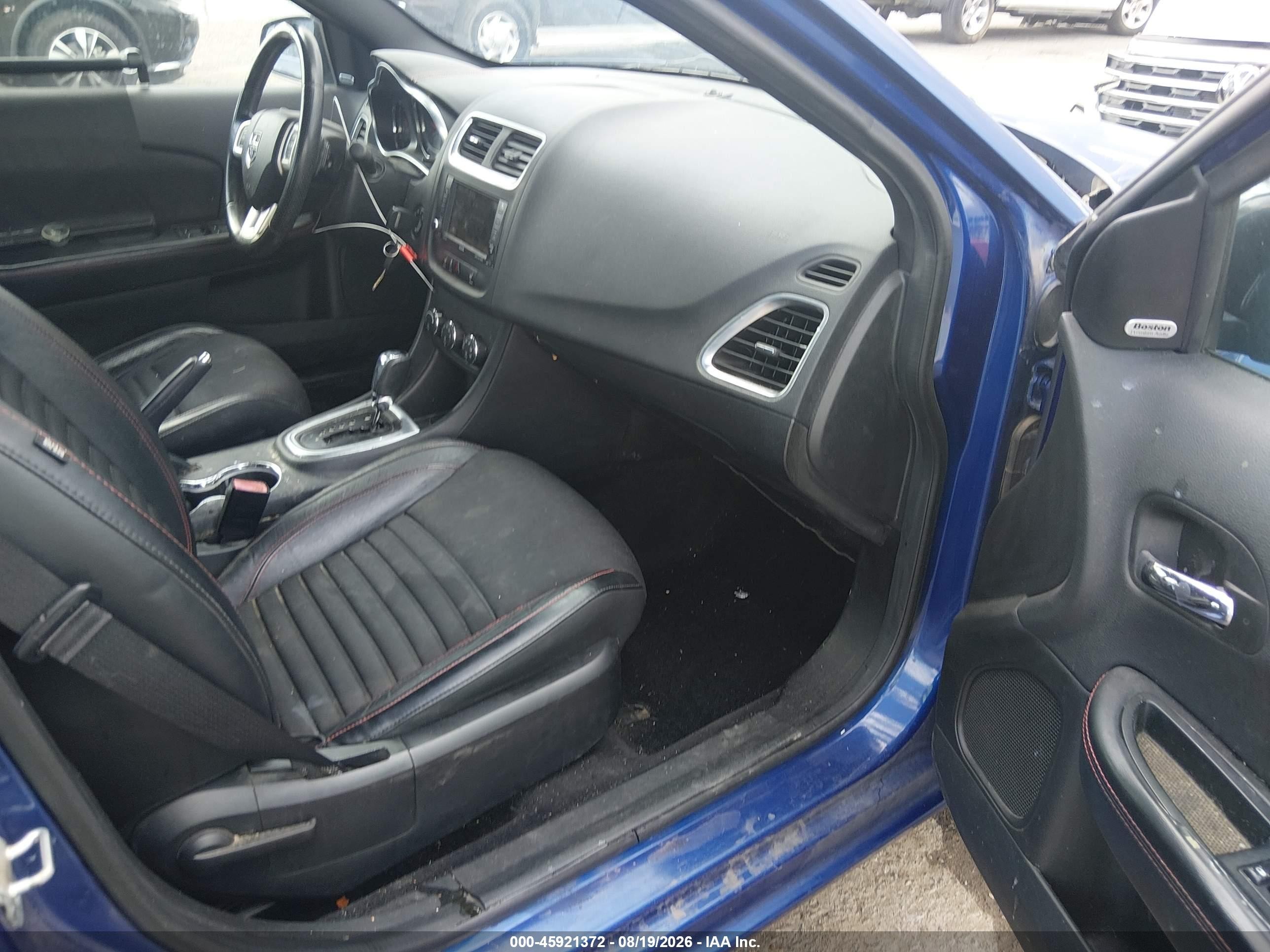 2014 Dodge Avenger R/t Blue vin: 1C3CDZBGXEN166346