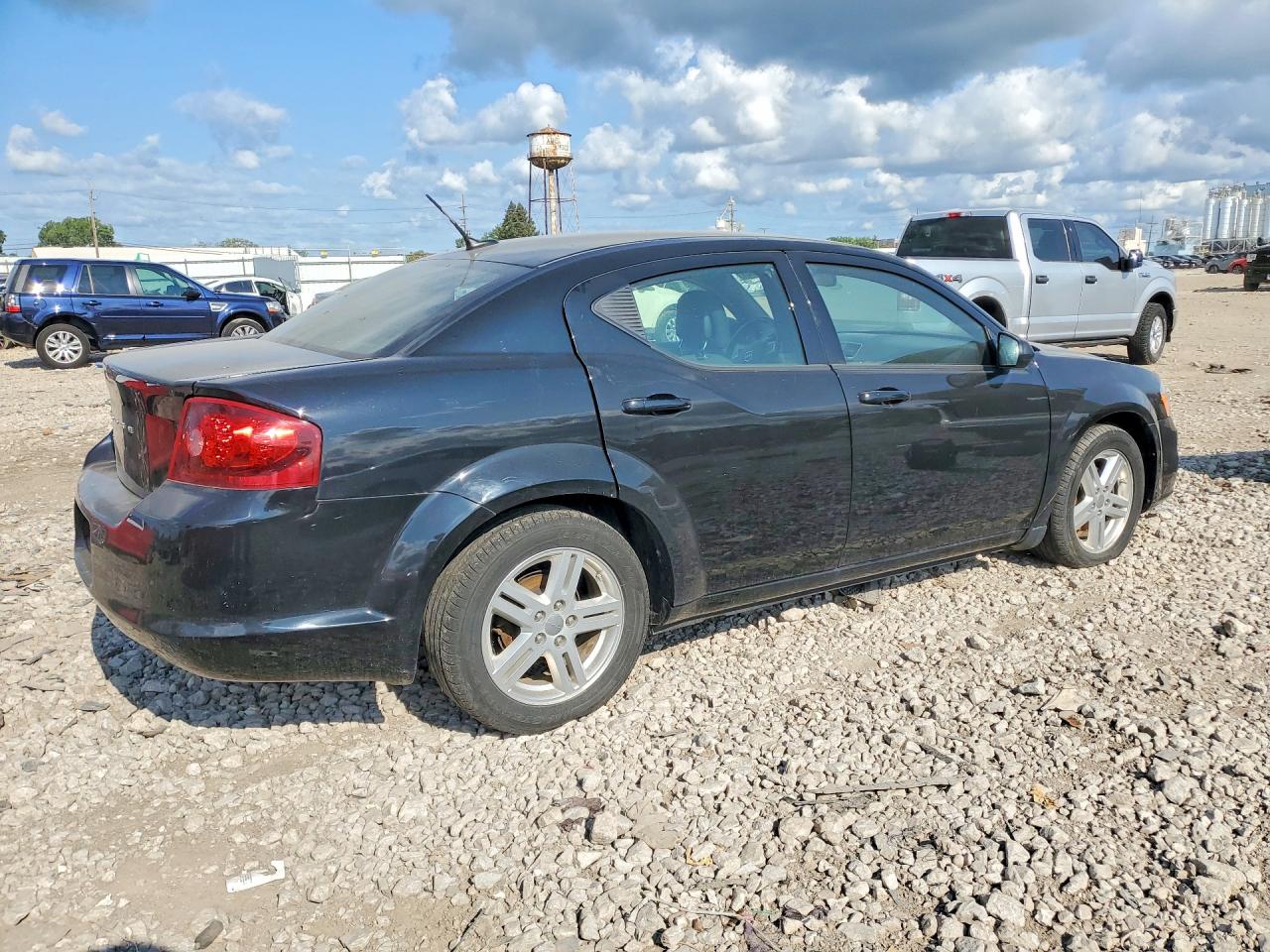 2012 Dodge Avenger Sxt Black vin: 1C3CDZCB0CN147868