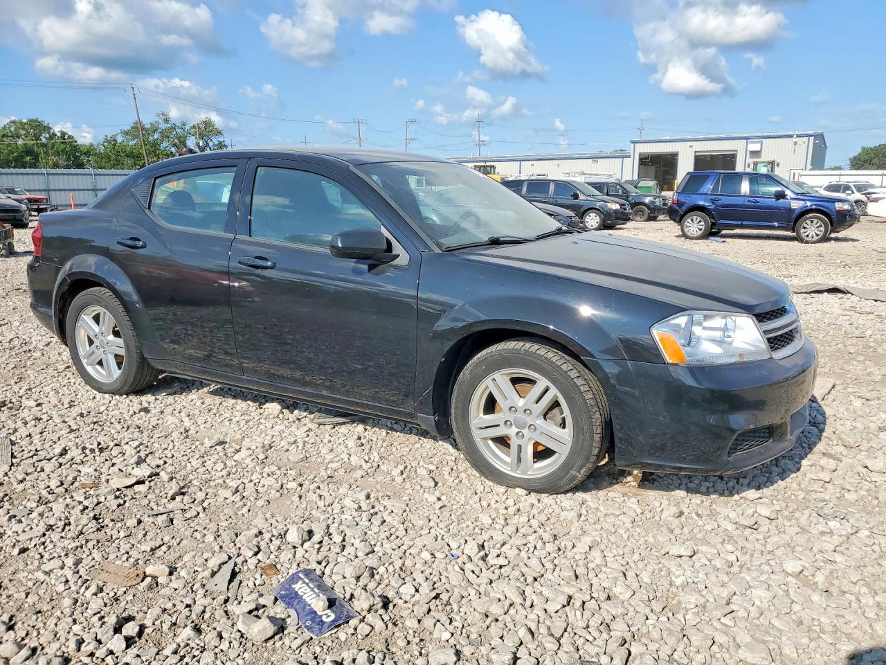 2012 Dodge Avenger Sxt Black vin: 1C3CDZCB0CN147868