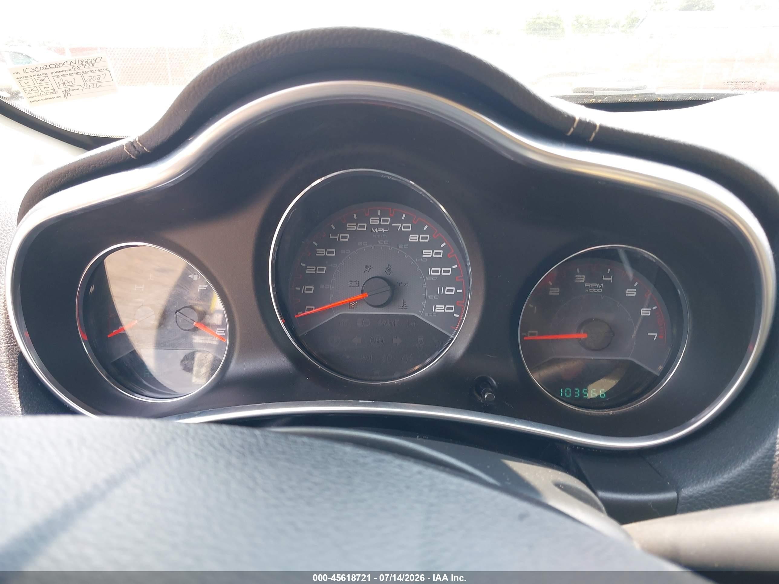 2012 Dodge Avenger Sxt Серый vin: 1C3CDZCB0CN182247
