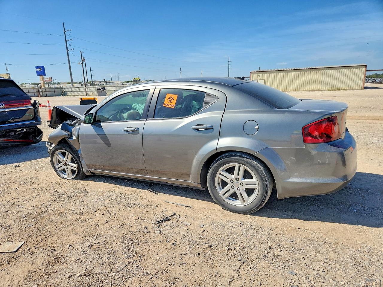 2012 Dodge Avenger Sxt Silver vin: 1C3CDZCB0CN237280