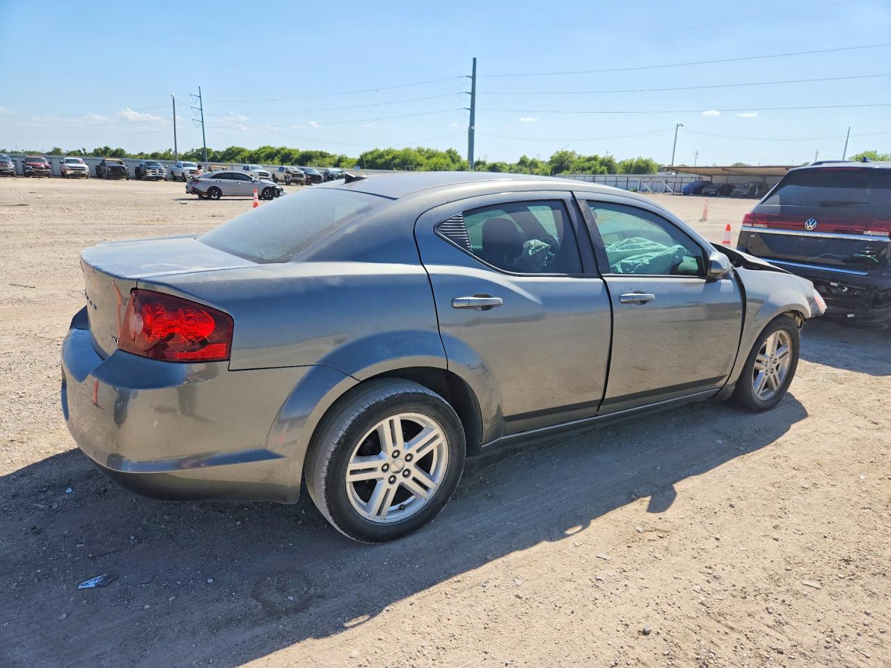 2012 Dodge Avenger Sxt Silver vin: 1C3CDZCB0CN237280