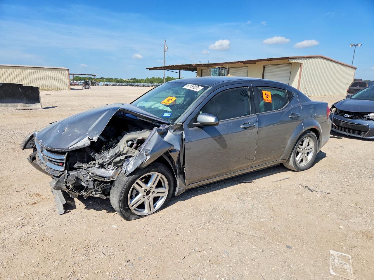 2012 Dodge Avenger Sxt Silver vin: 1C3CDZCB0CN237280