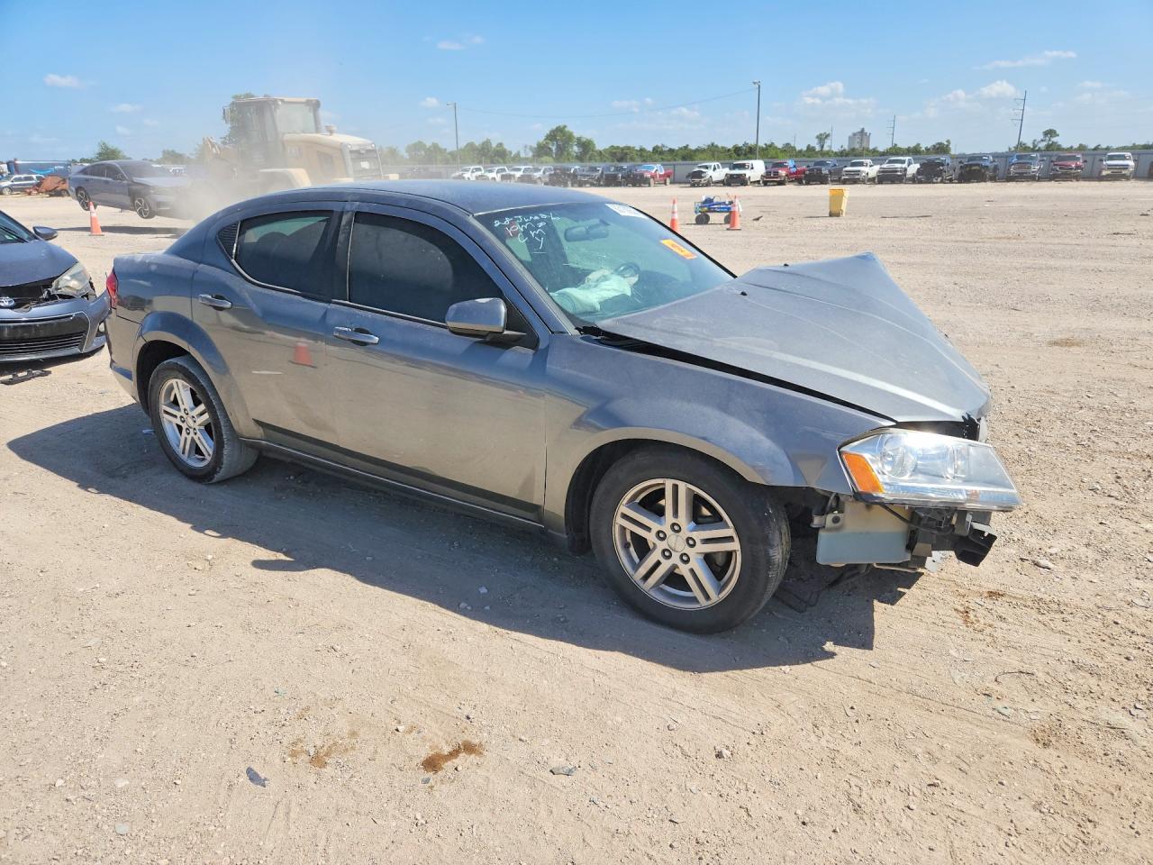 2012 Dodge Avenger Sxt Silver vin: 1C3CDZCB0CN237280