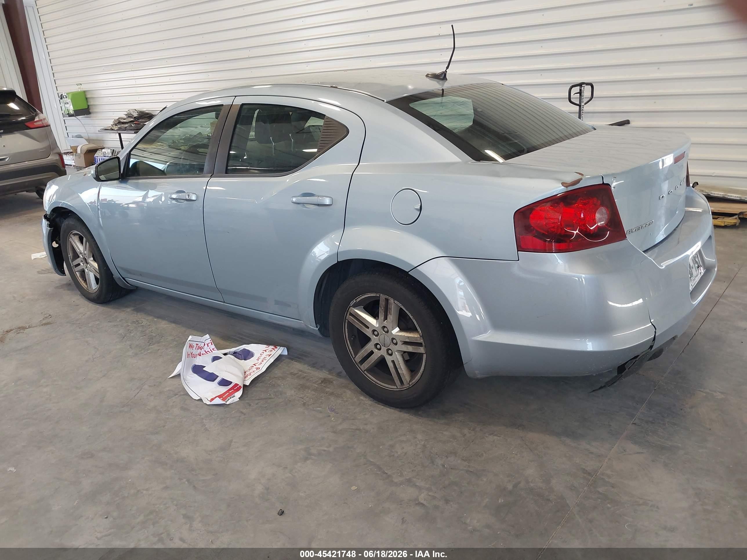 2013 Dodge Avenger Sxt Silver vin: 1C3CDZCB0DN544224
