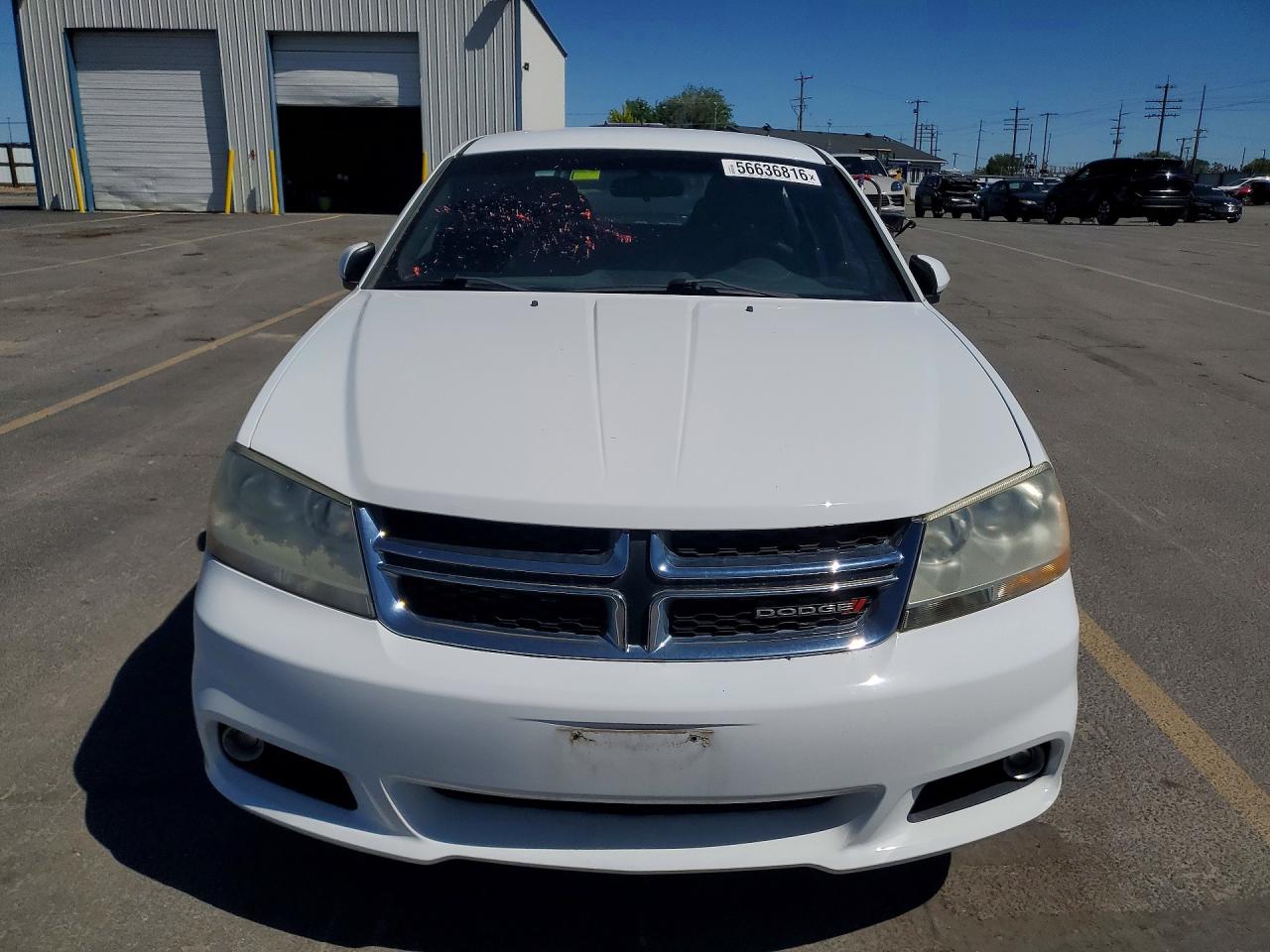 2013 Dodge Avenger Sxt White vin: 1C3CDZCB0DN548807