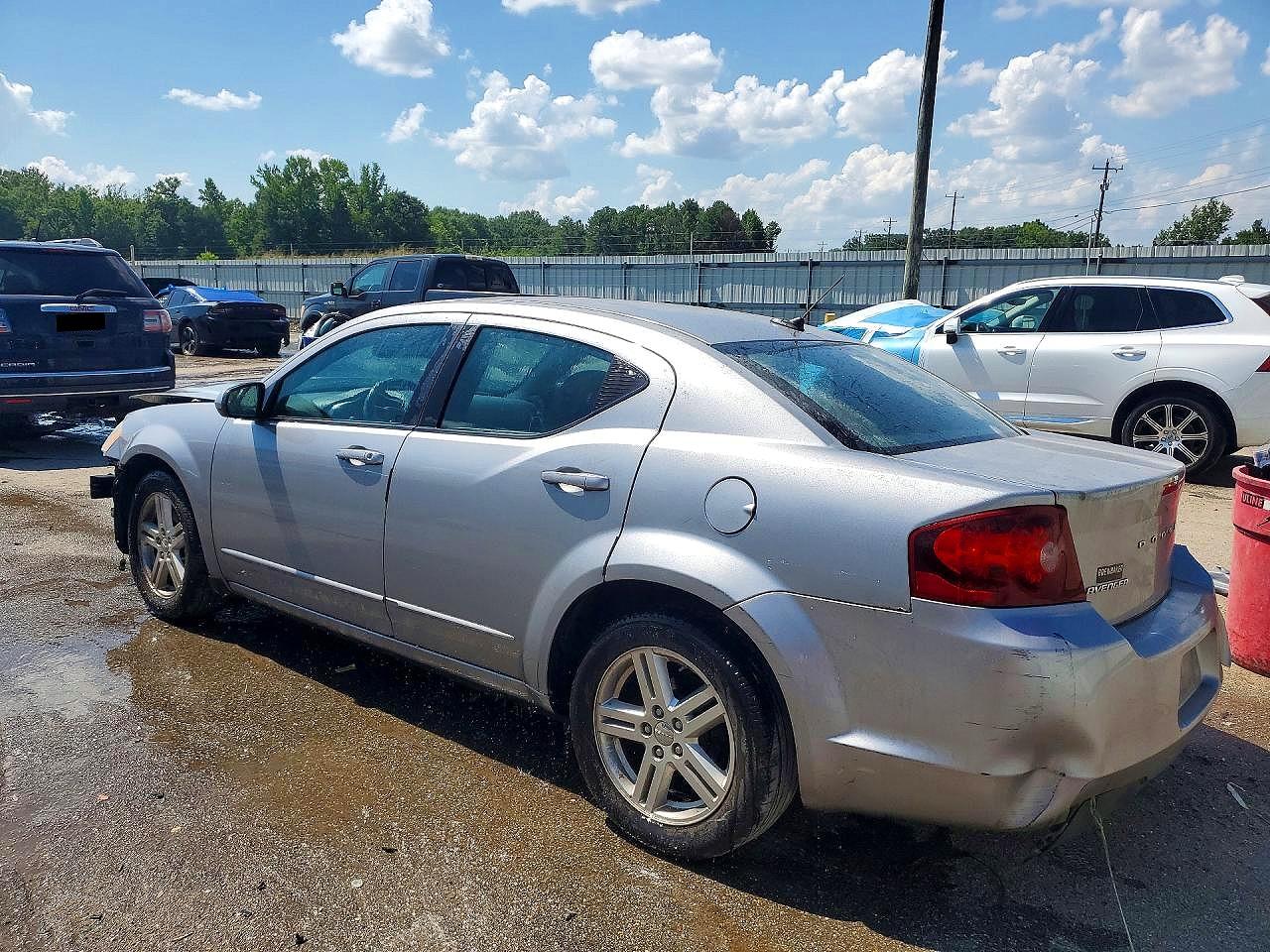 2013 Dodge Avenger Sxt Silver vin: 1C3CDZCB0DN589017
