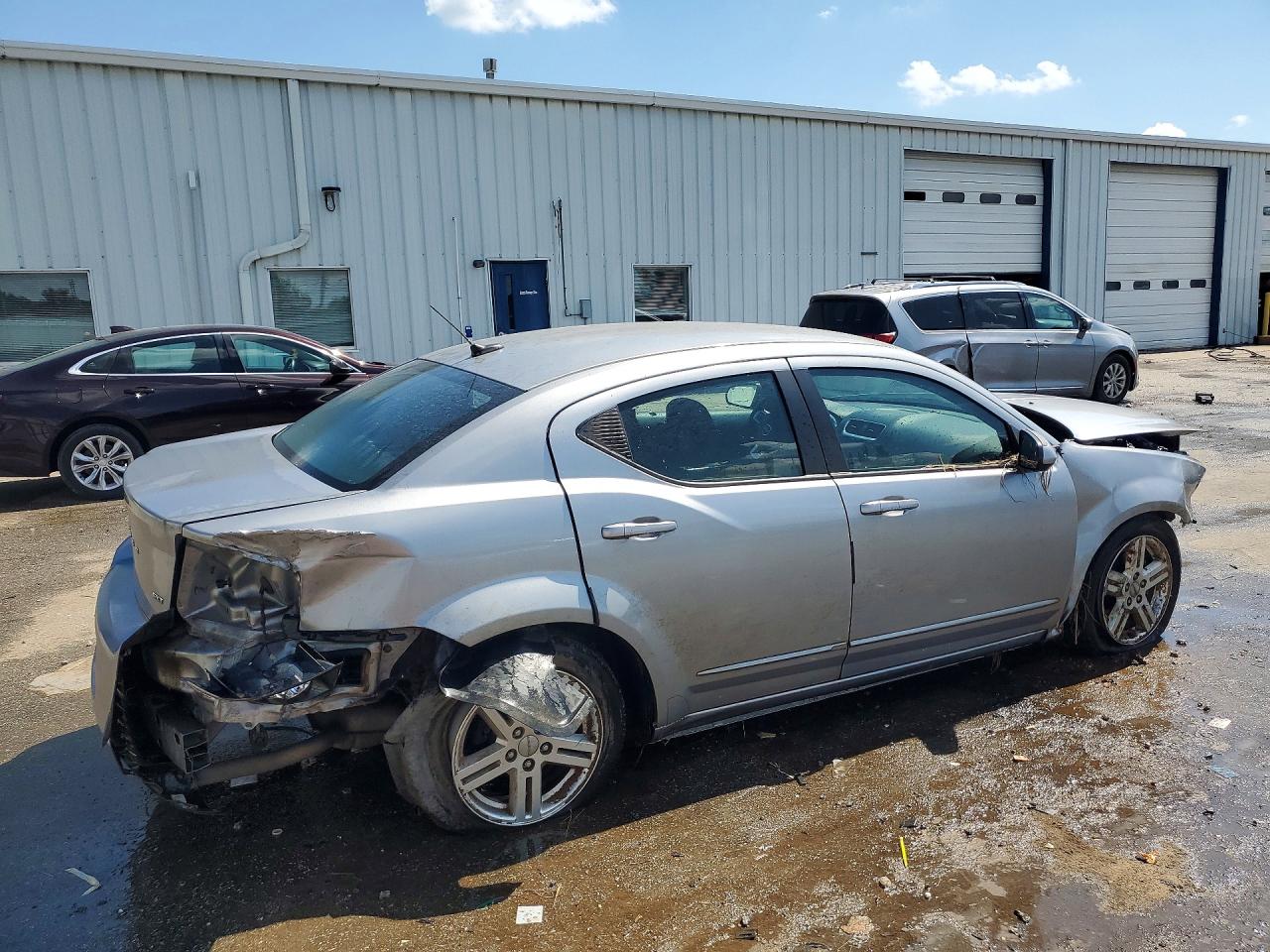 2013 Dodge Avenger Sxt Silver vin: 1C3CDZCB0DN589017