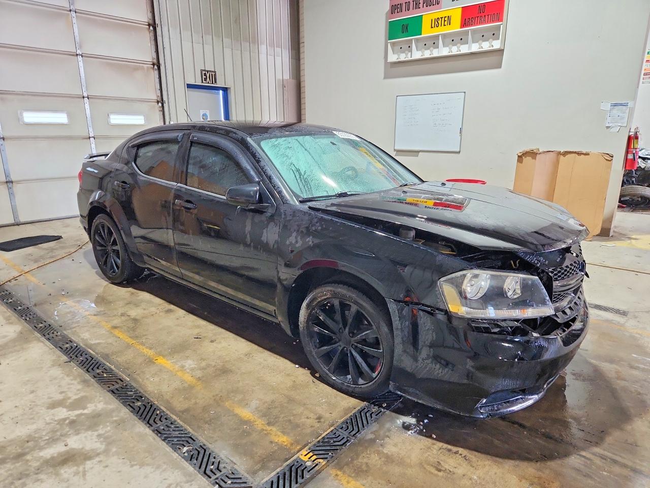 2013 Dodge Avenger Sxt Black vin: 1C3CDZCB0DN620427