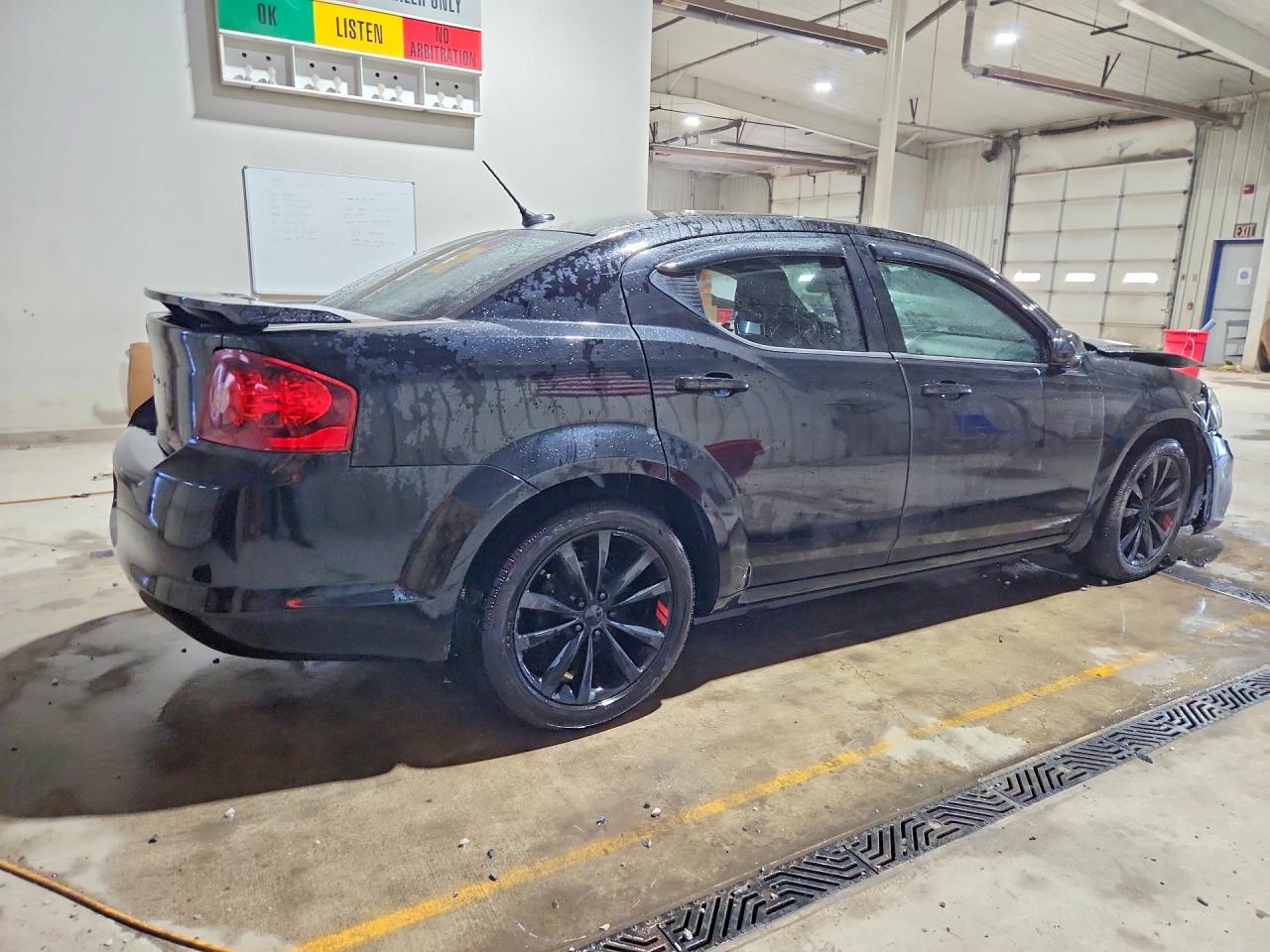 2013 Dodge Avenger Sxt Black vin: 1C3CDZCB0DN620427