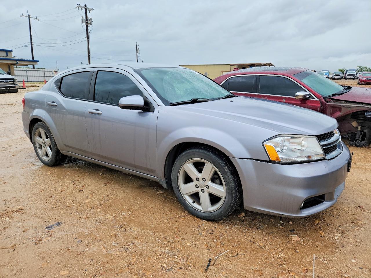 2013 Dodge Avenger Sxt Серебряный vin: 1C3CDZCB0DN680062