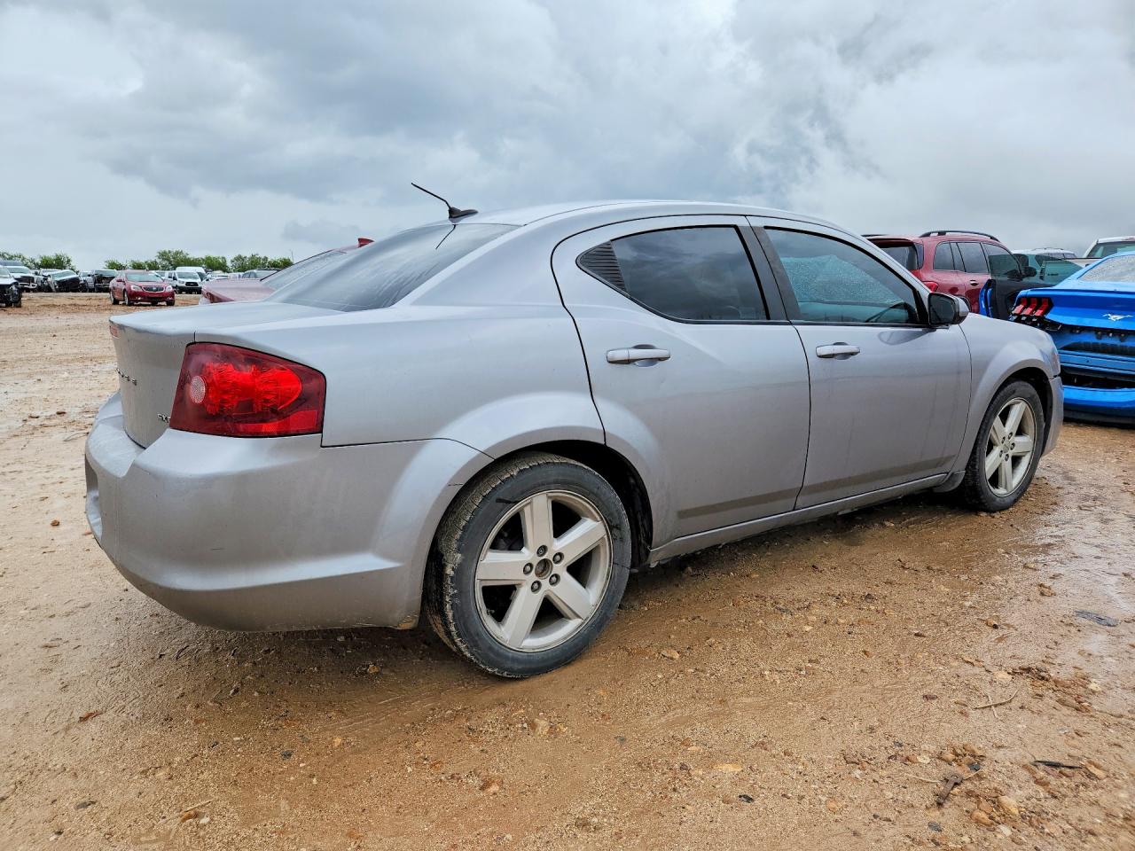 2013 Dodge Avenger Sxt Серебряный vin: 1C3CDZCB0DN680062