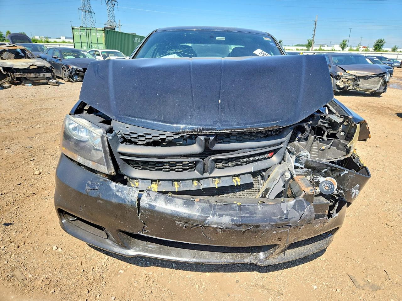 2014 Dodge Avenger Sxt Black vin: 1C3CDZCB0EN226069