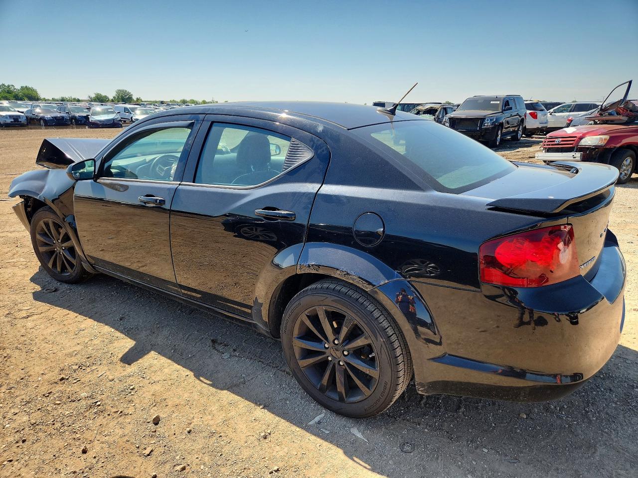 2014 Dodge Avenger Sxt Black vin: 1C3CDZCB0EN226069