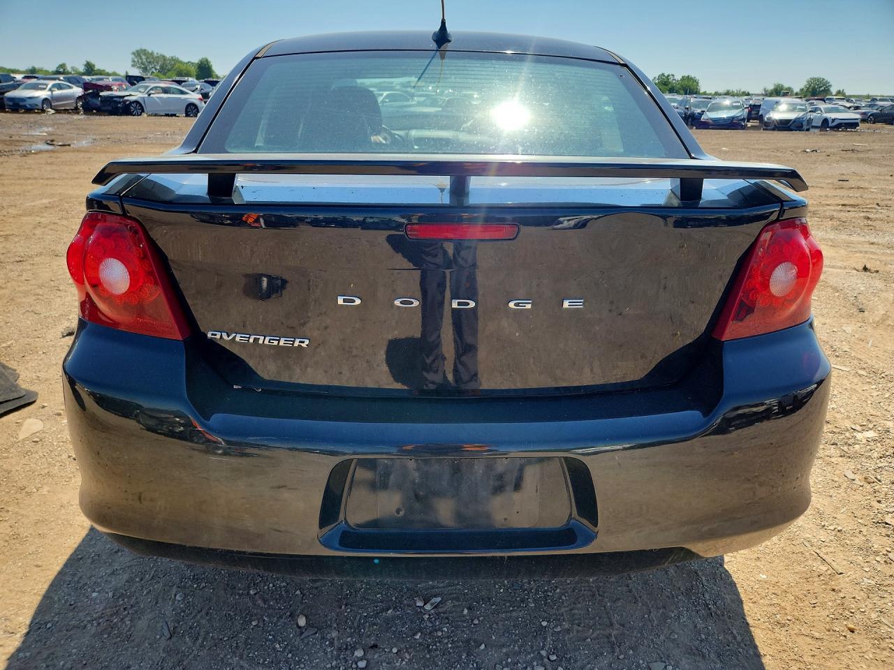 2014 Dodge Avenger Sxt Black vin: 1C3CDZCB0EN226069