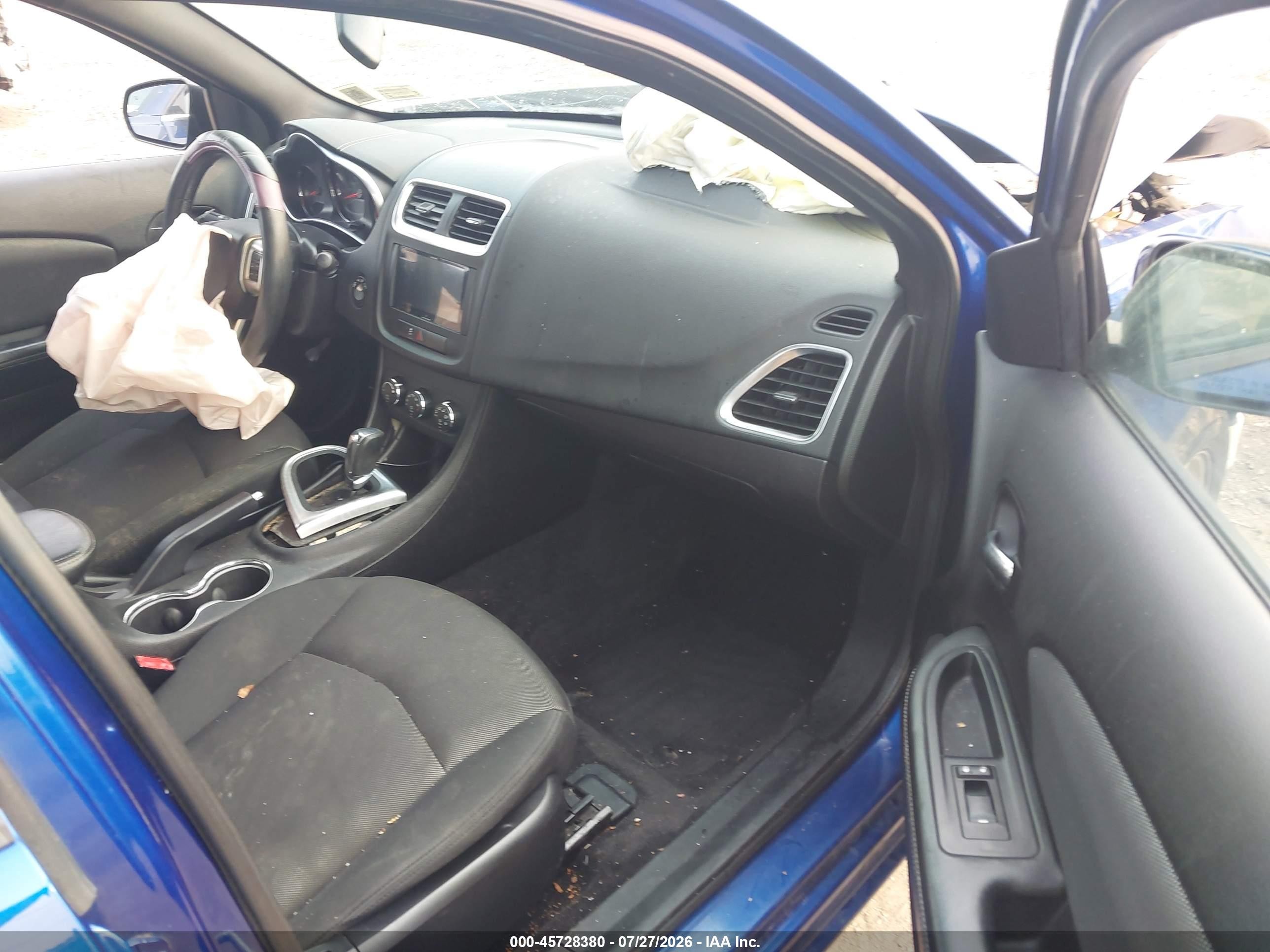2012 Dodge Avenger Sxt Синий vin: 1C3CDZCB1CN148298