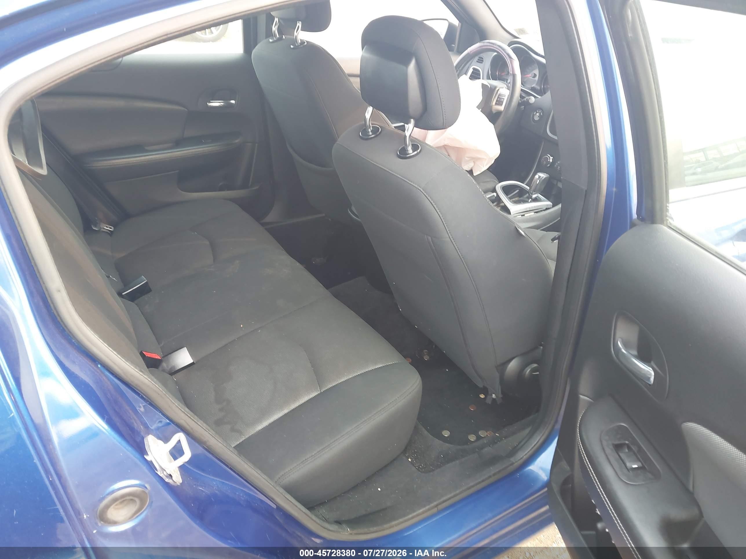 2012 Dodge Avenger Sxt Синий vin: 1C3CDZCB1CN148298