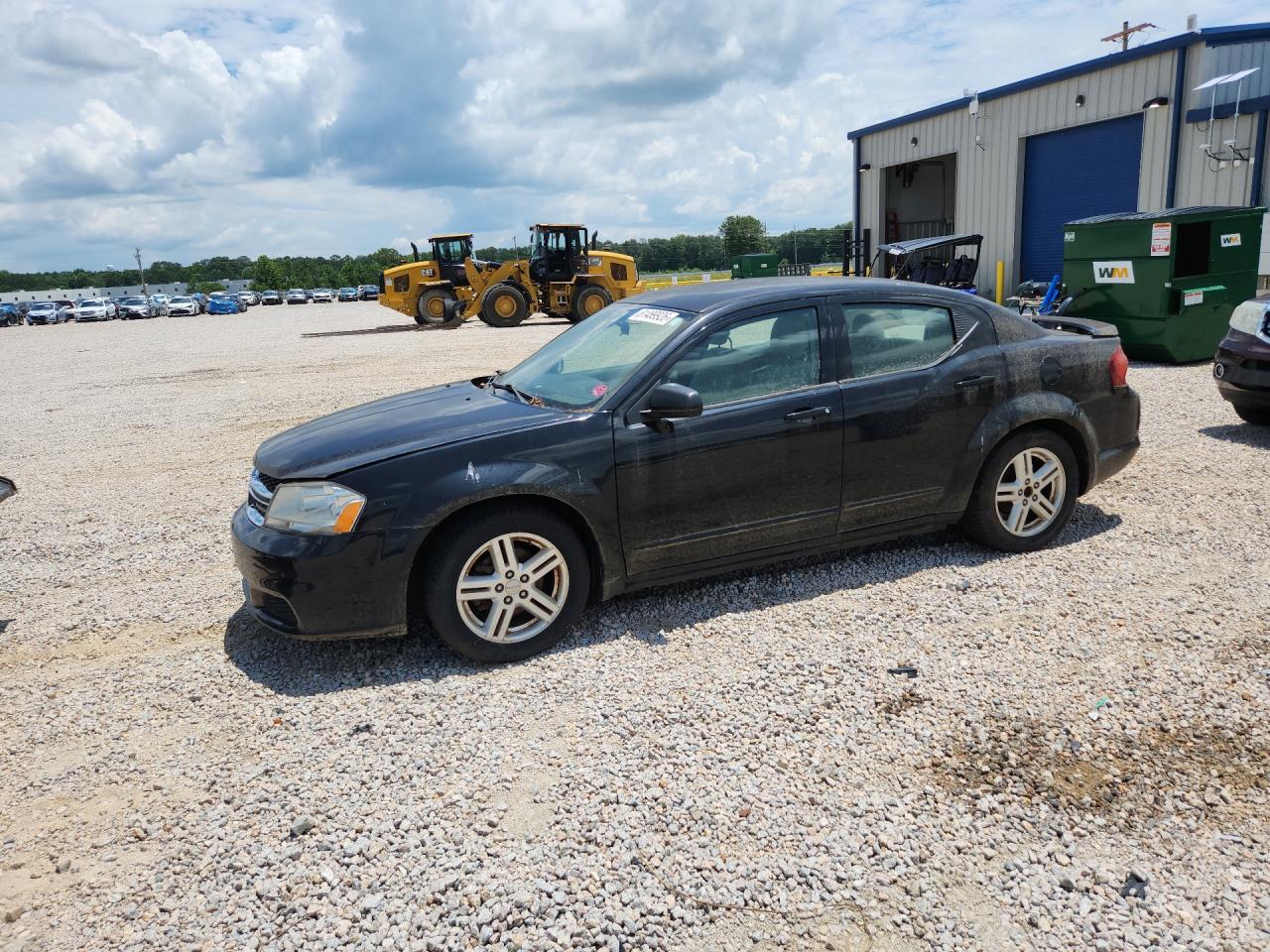 2012 Dodge Avenger Sxt Black vin: 1C3CDZCB1CN156305