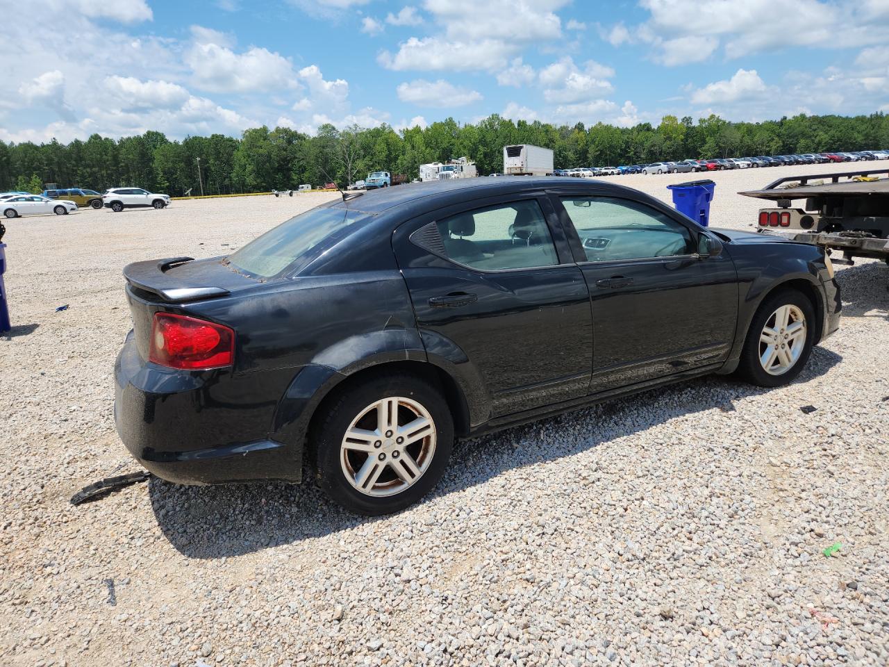 2012 Dodge Avenger Sxt Black vin: 1C3CDZCB1CN156305
