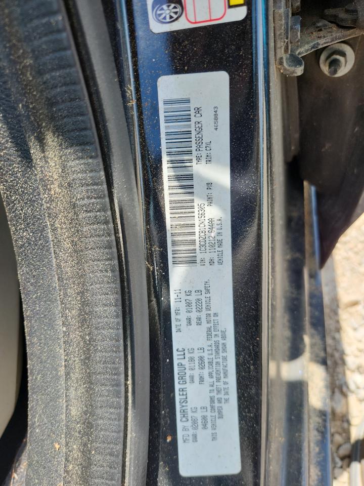 2012 Dodge Avenger Sxt Black vin: 1C3CDZCB1CN156305