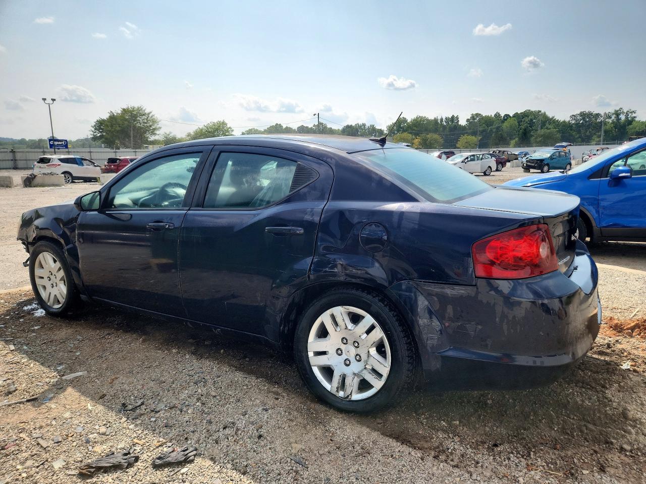 2012 Dodge Avenger Sxt Blue vin: 1C3CDZCB1CN178501