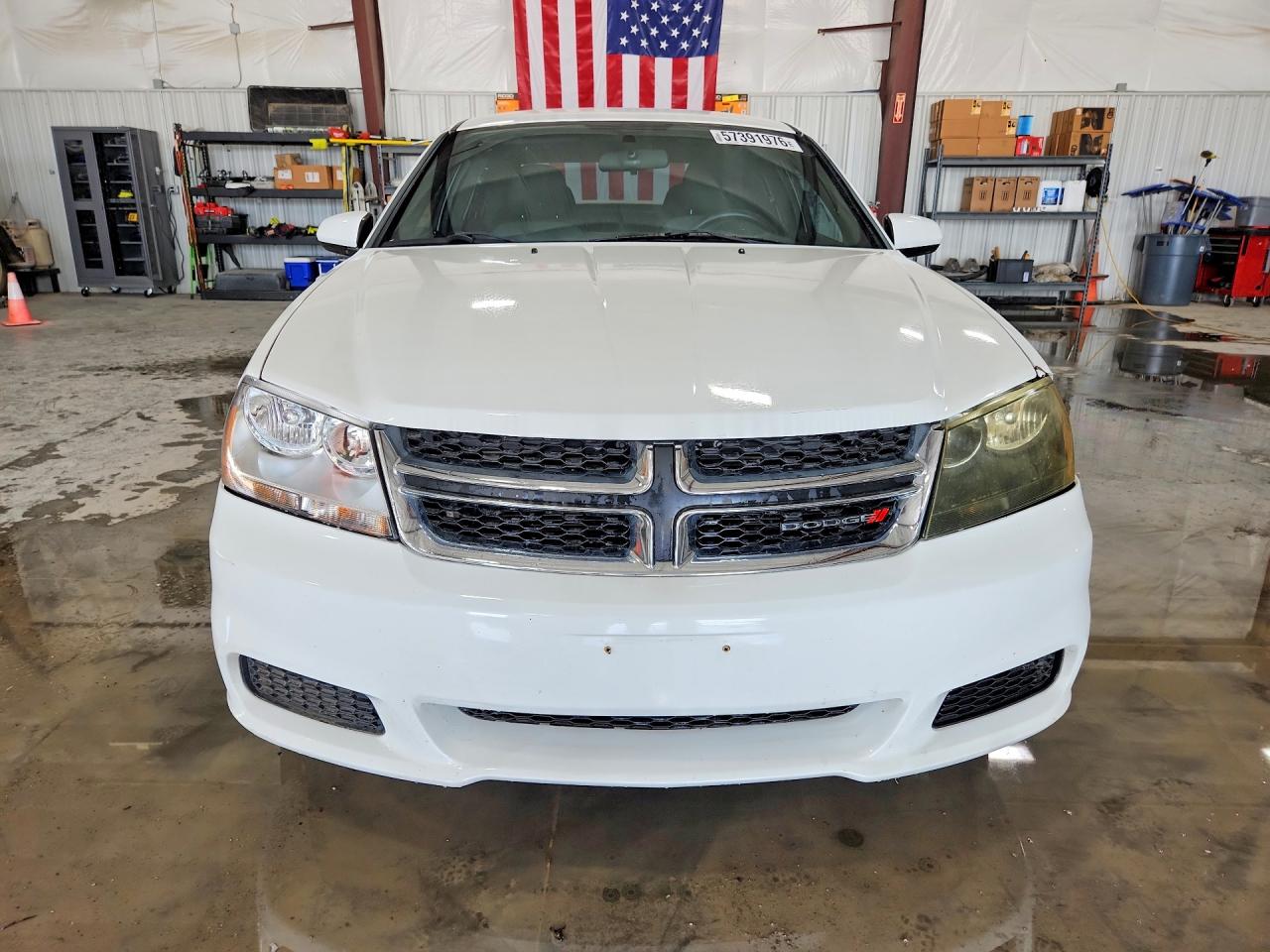 2012 Dodge Avenger Sxt White vin: 1C3CDZCB1CN253360