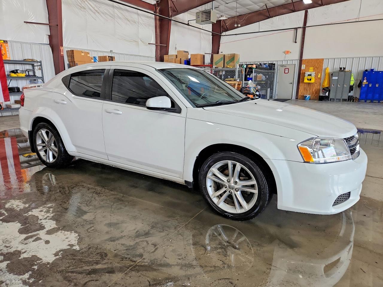 2012 Dodge Avenger Sxt White vin: 1C3CDZCB1CN253360