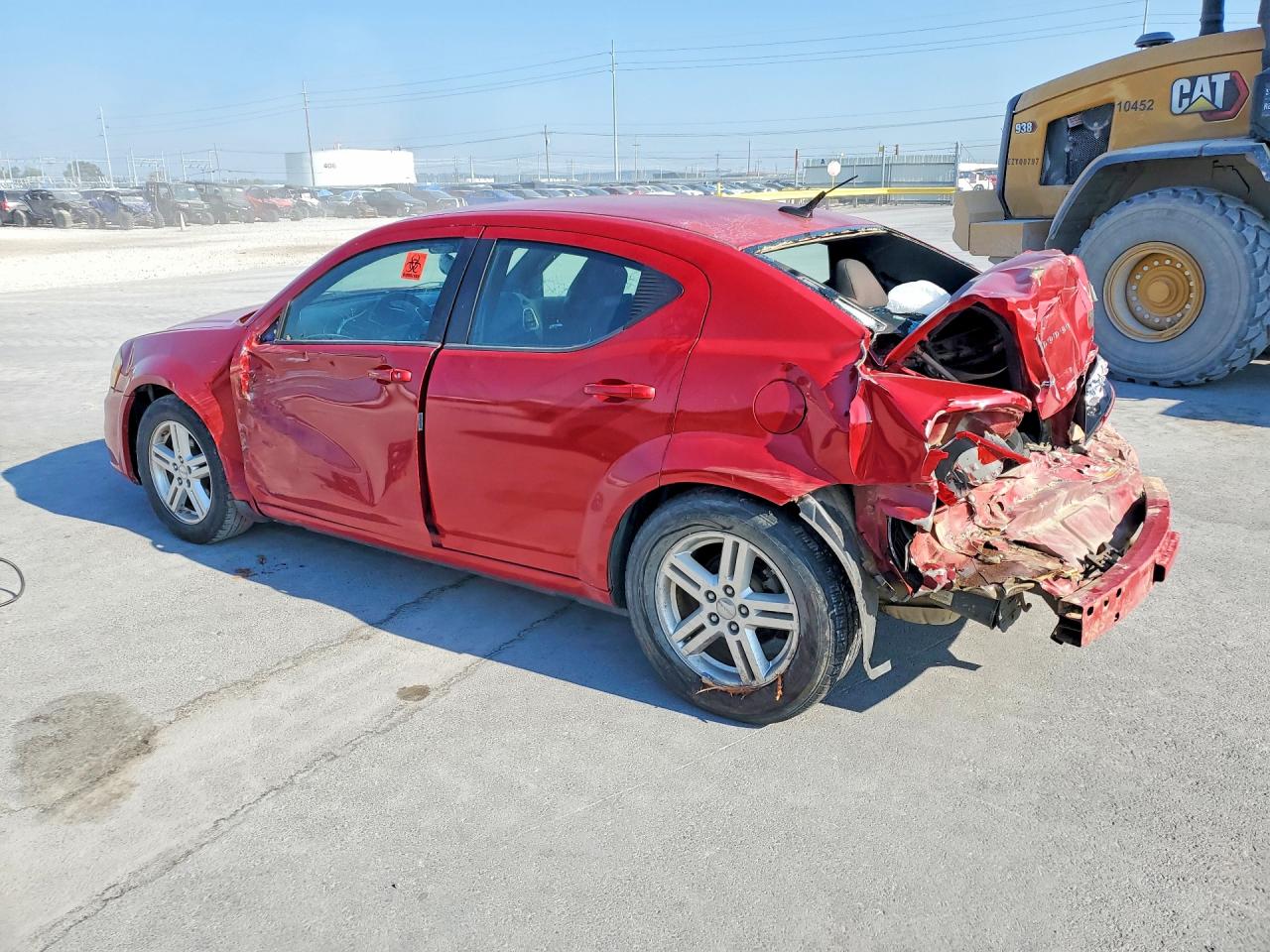 2013 Dodge Avenger Sxt Red vin: 1C3CDZCB1DN552185