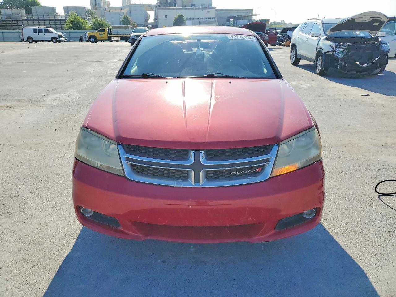2013 Dodge Avenger Sxt Red vin: 1C3CDZCB1DN552185