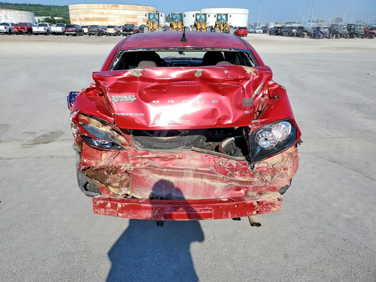 2013 Dodge Avenger Sxt Red vin: 1C3CDZCB1DN552185
