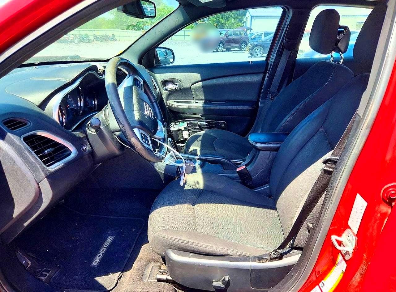 2013 Dodge Avenger Sxt Red vin: 1C3CDZCB1DN620257
