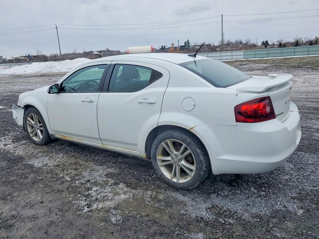 2014 Dodge Avenger Sxt White vin: 1C3CDZCB1EN102800