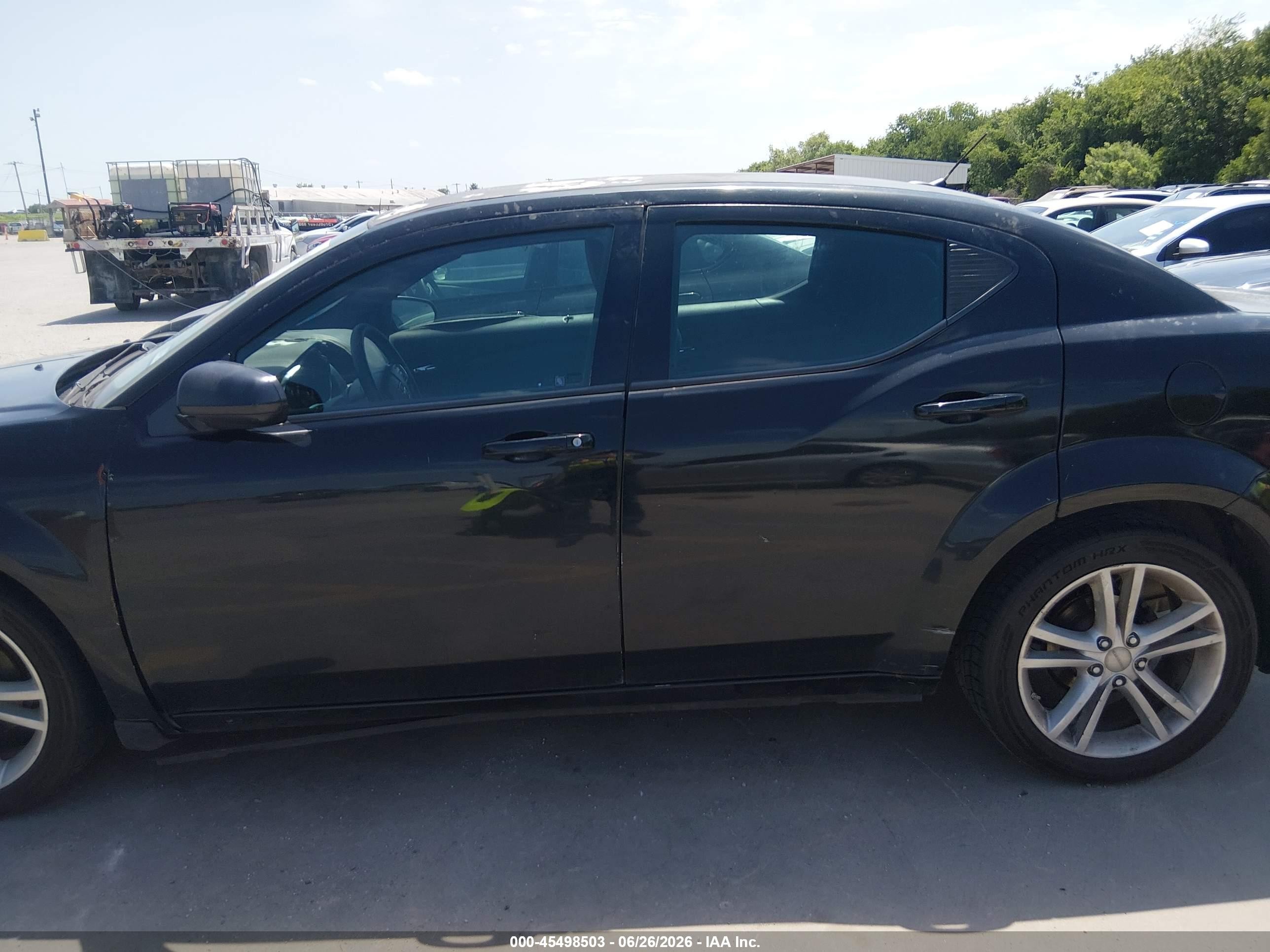 2014 Dodge Avenger Sxt Черный vin: 1C3CDZCB1EN117796
