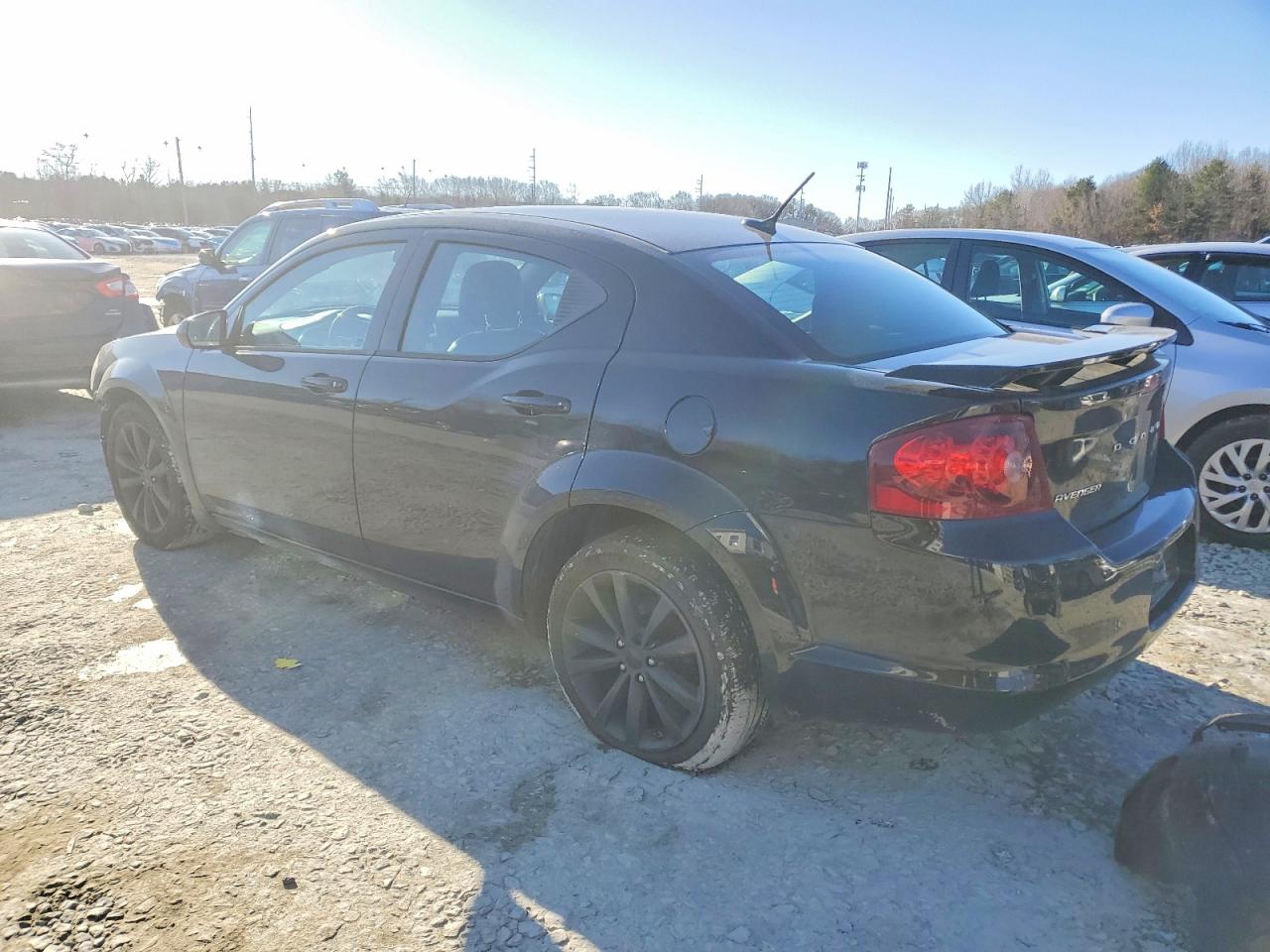 2014 Dodge Avenger Sxt Черный vin: 1C3CDZCB1EN136607