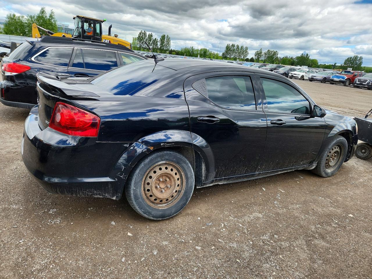 2012 Dodge Avenger Sxt Черный vin: 1C3CDZCB2CN125869