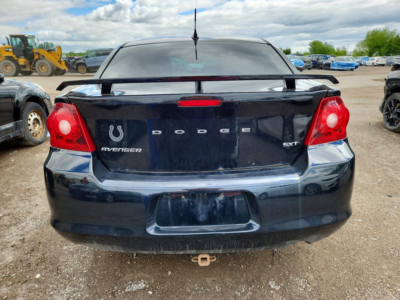 2012 Dodge Avenger Sxt Черный vin: 1C3CDZCB2CN125869