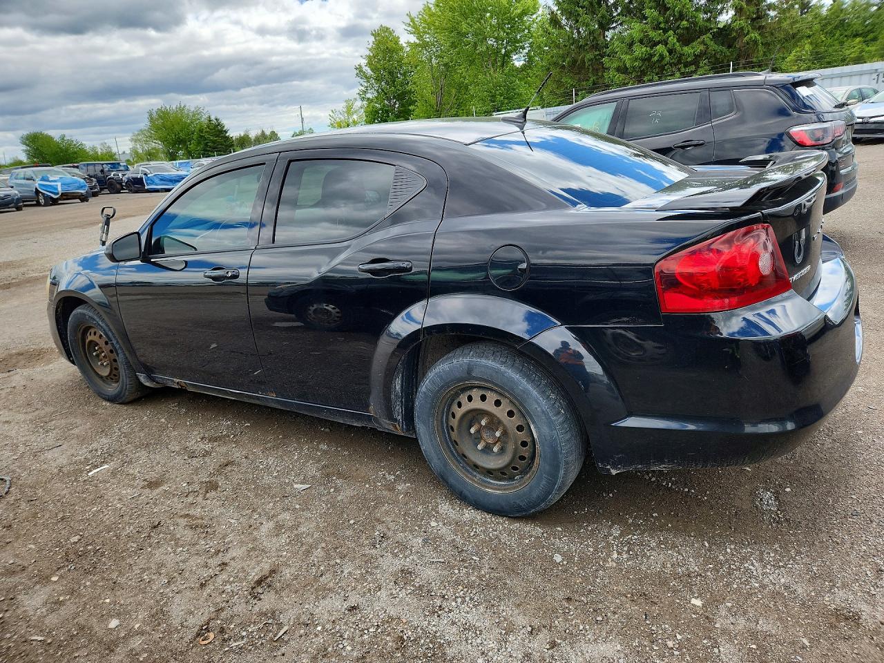 2012 Dodge Avenger Sxt Черный vin: 1C3CDZCB2CN125869